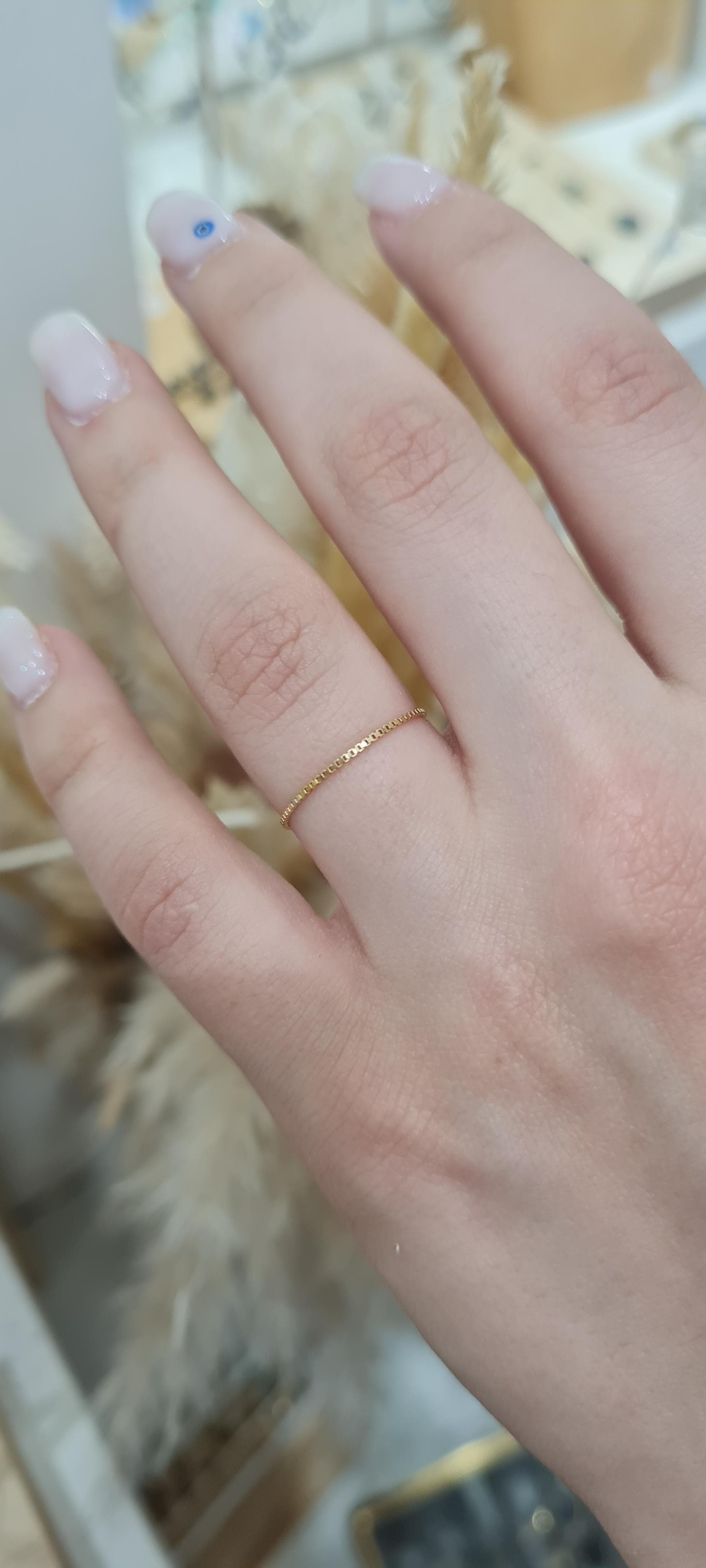 Bague Chaine or