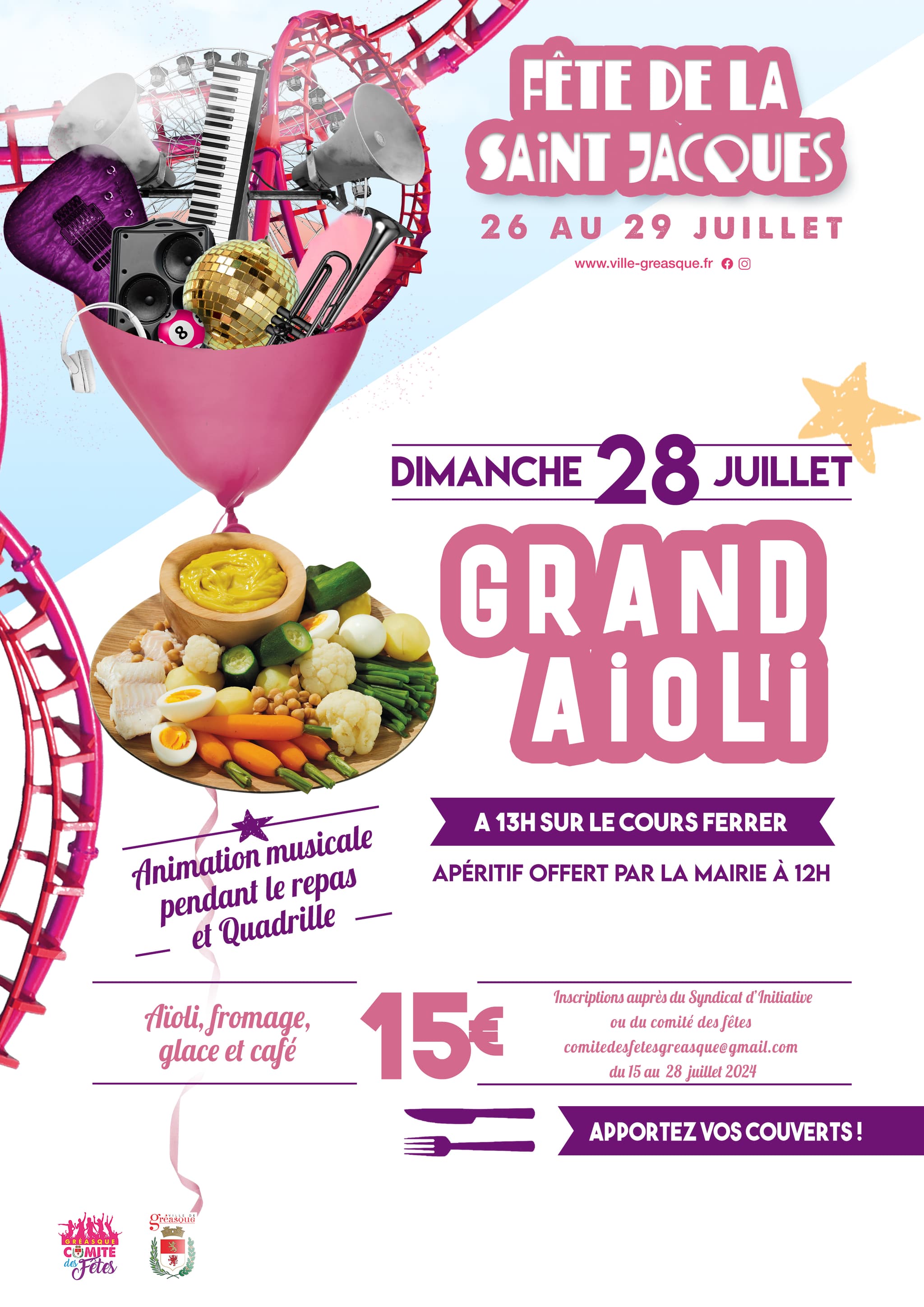 Fête de la Saint Jacques à Gréasque