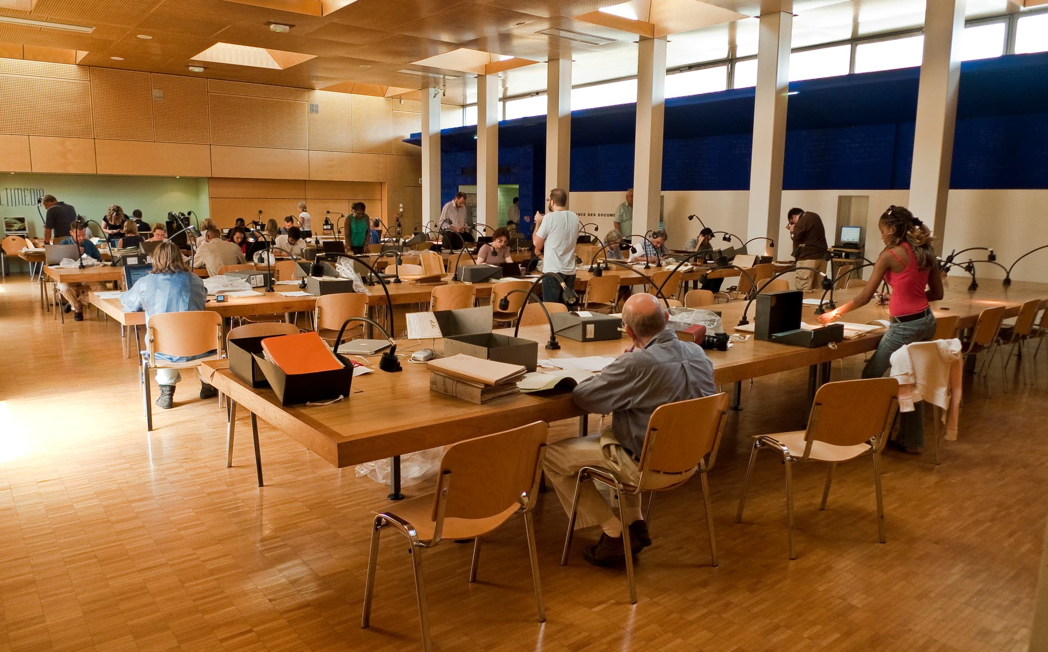 Salle de lecture des ANOM