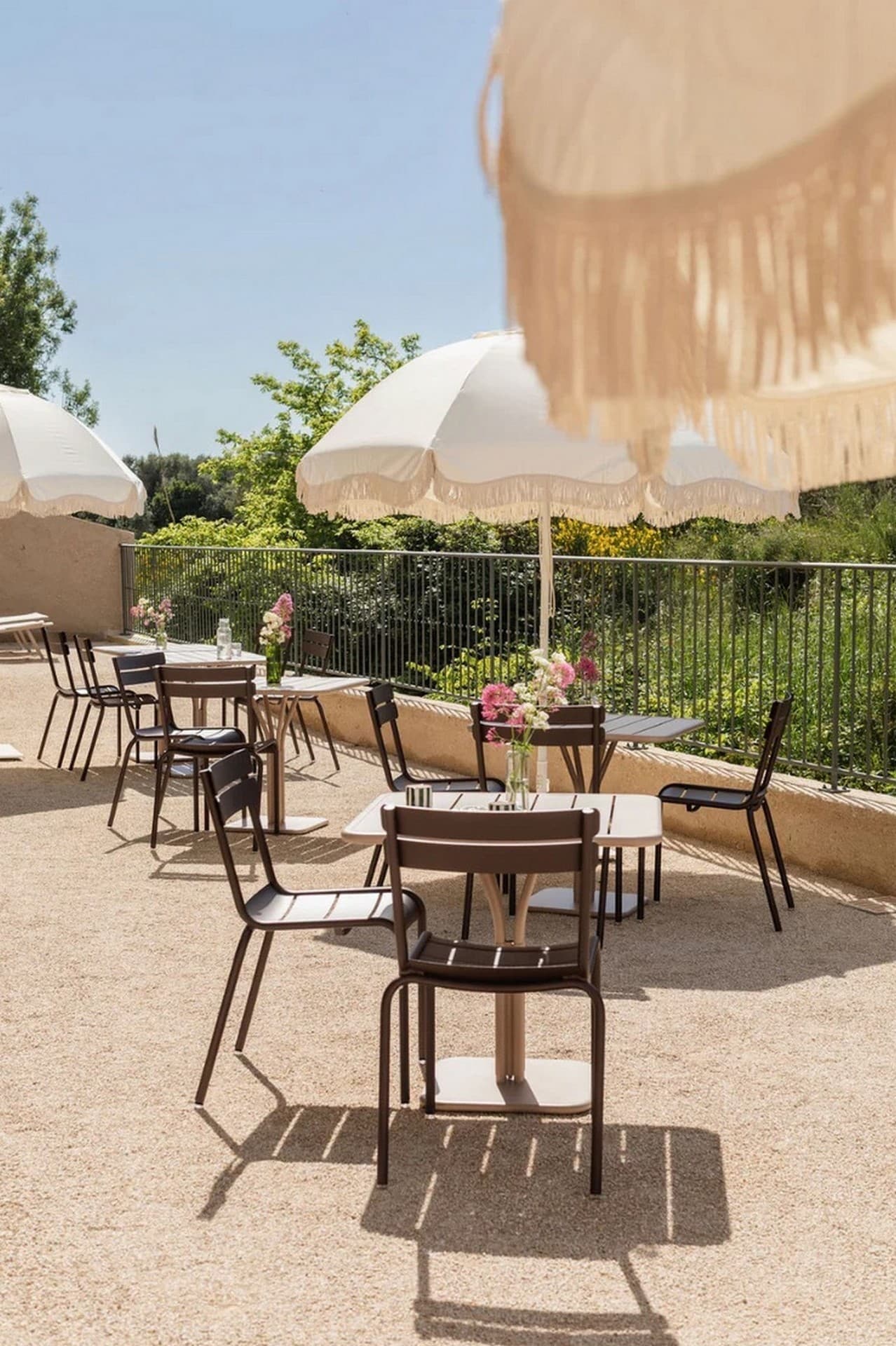 Chambres d'hôtes Mas de l'Étoile - Domaine Jòlibois à Aureille Terrasse