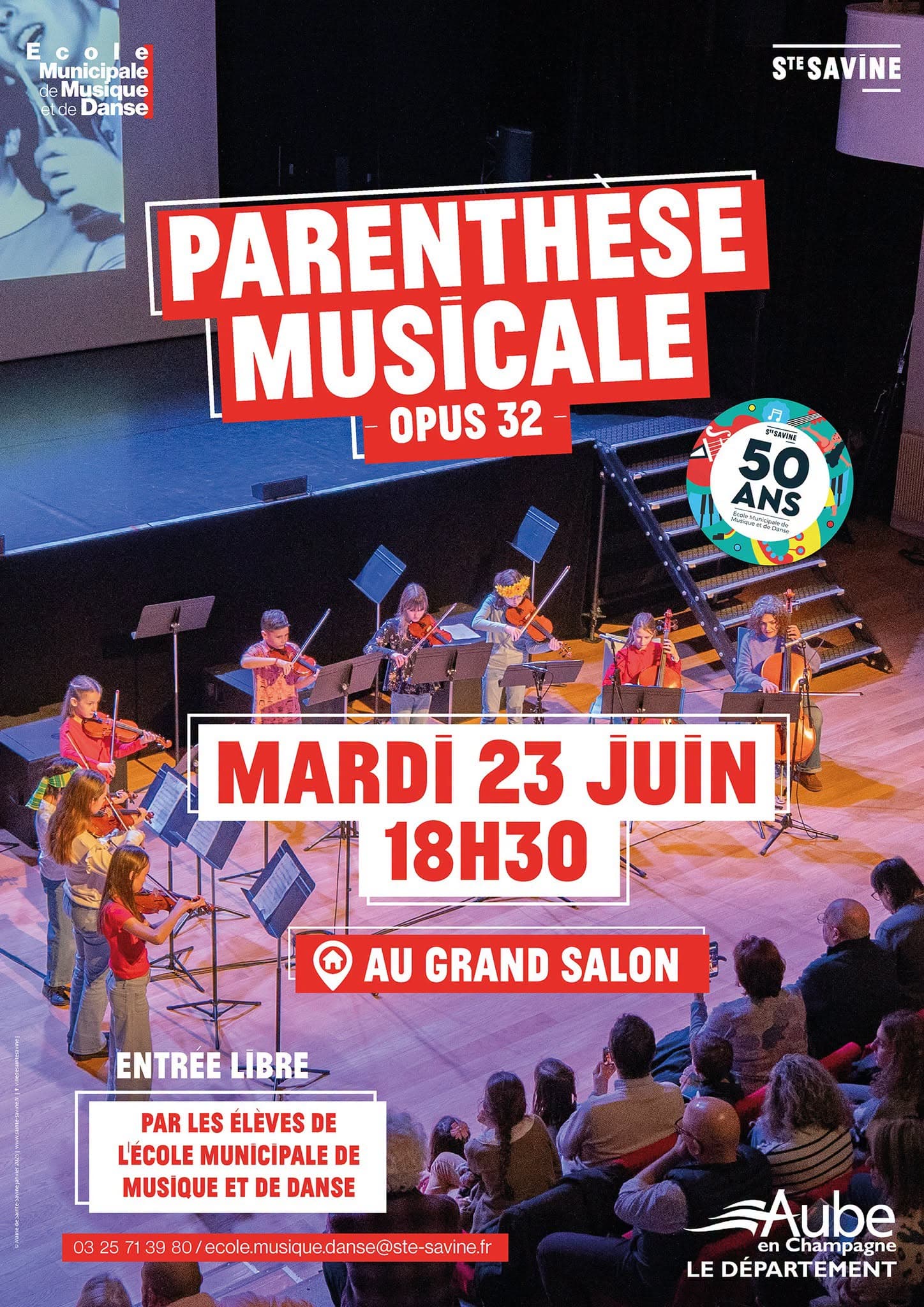 Affiche parenthèse musicale - Opus 32