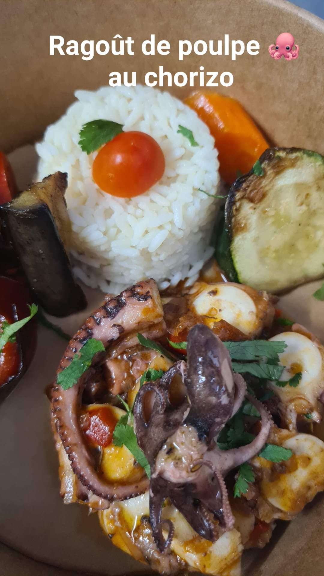 Ragoût de poulpe au chorizo