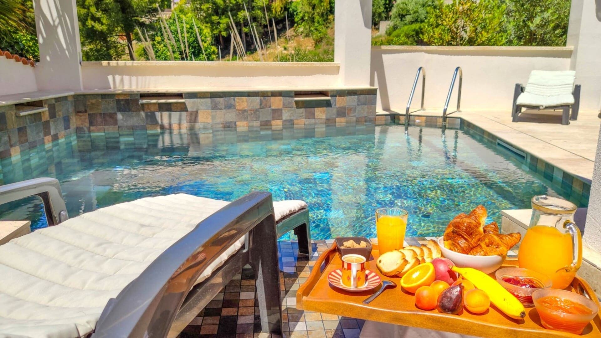 T3 avec piscine et jardin privé - Plage à 800 m