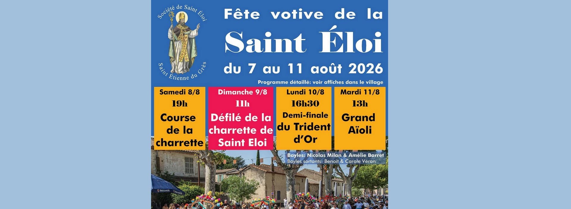 Fête Votive de la Saint Éloi à St. Etienne du Grès_Saint-Étienne-du-Grès