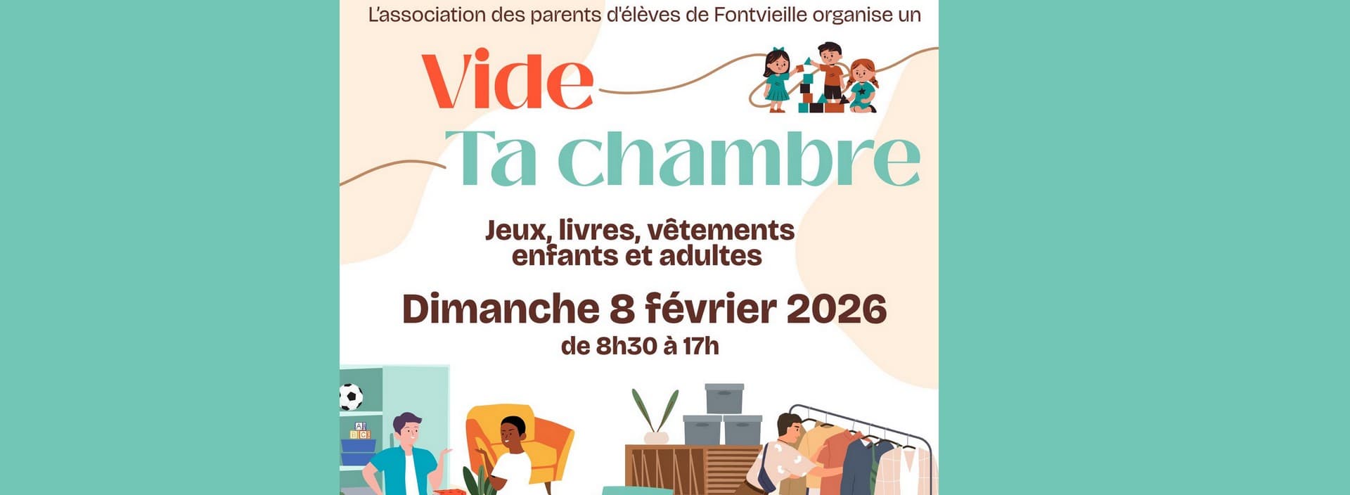 'Vide ta chambre' - organisé par l'APEF de Fontvieille_Fontvieille
