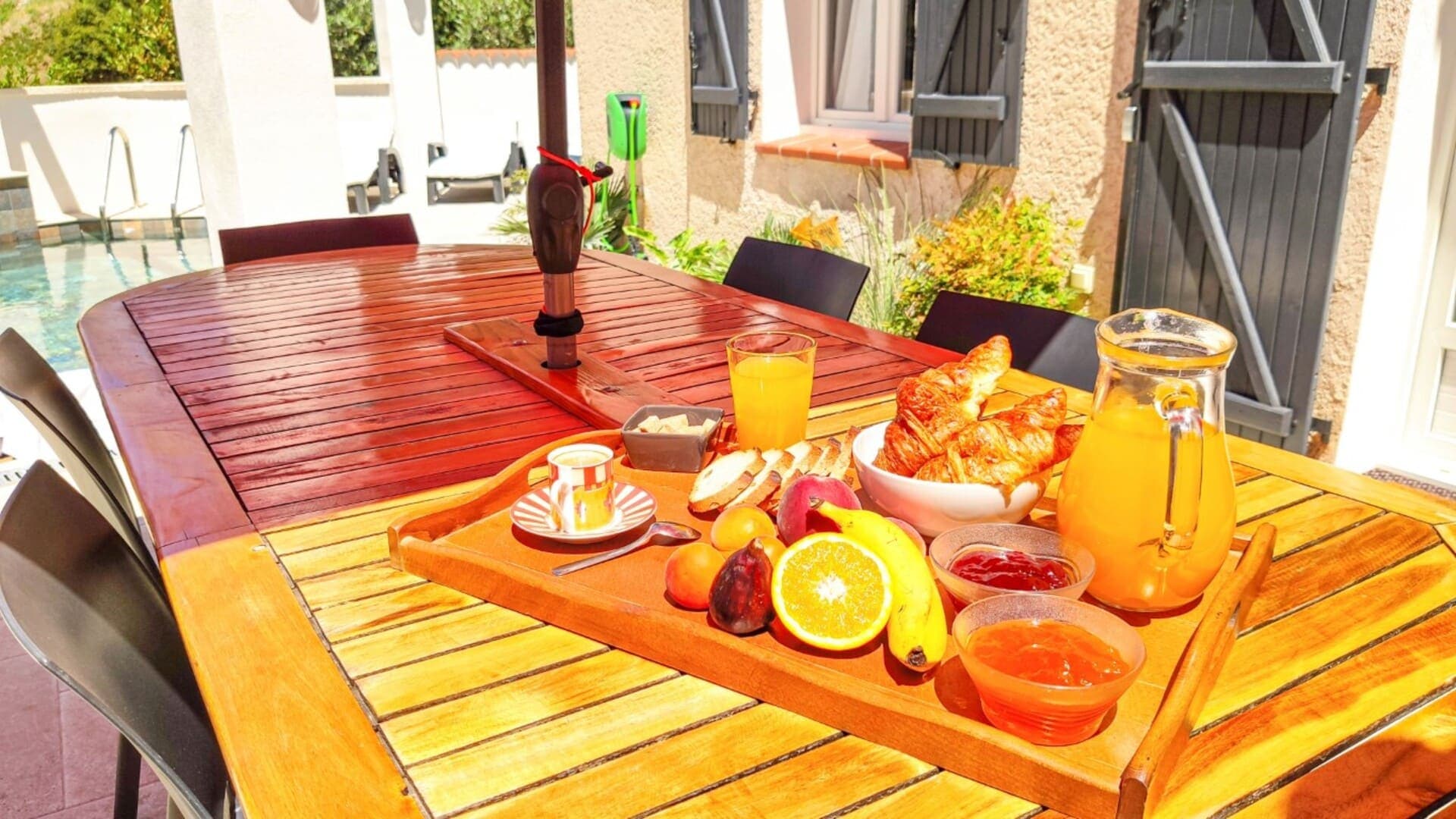 T3 avec piscine et jardin privé - Plage à 800 m