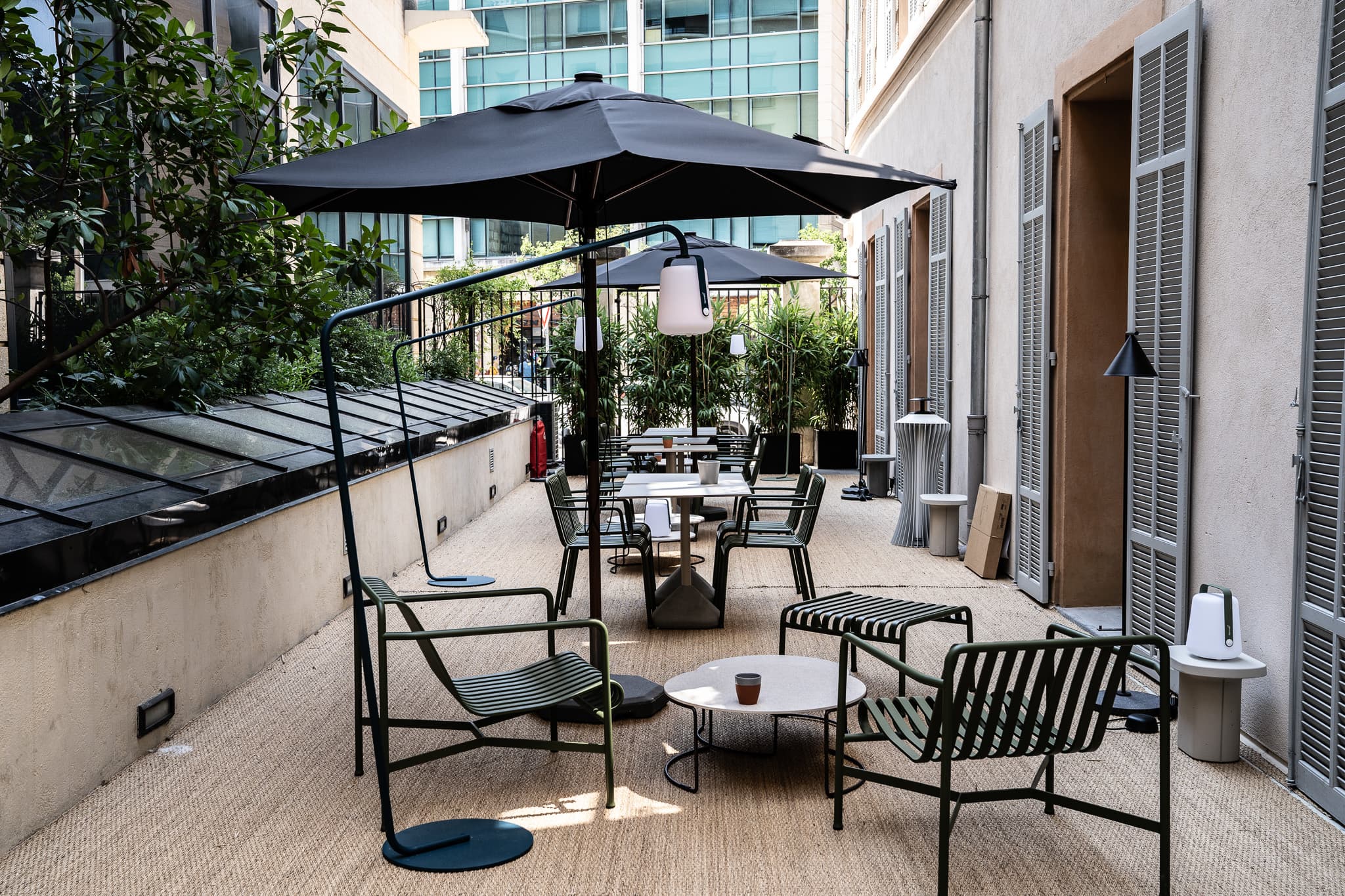 Une terrasse