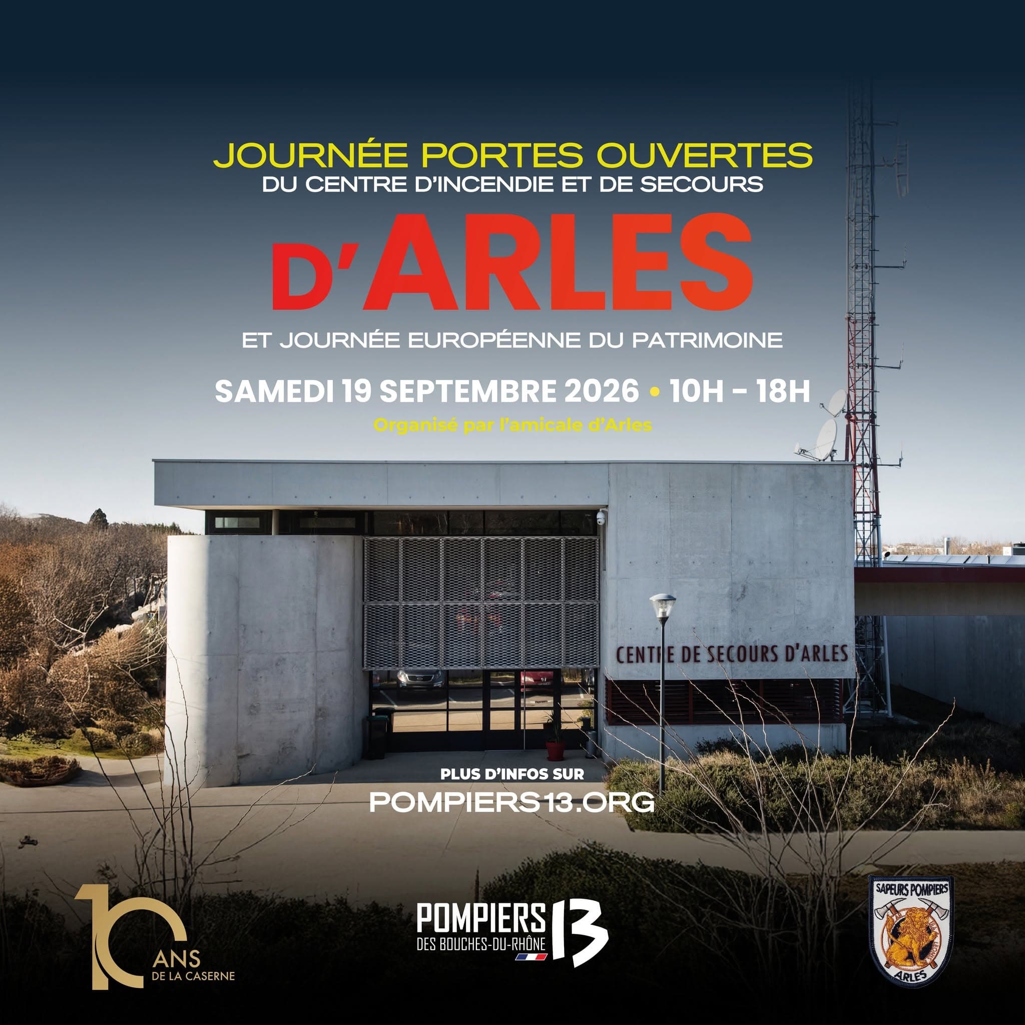 Journée portes ouvertes du centre d'incendie et de secours_Arles