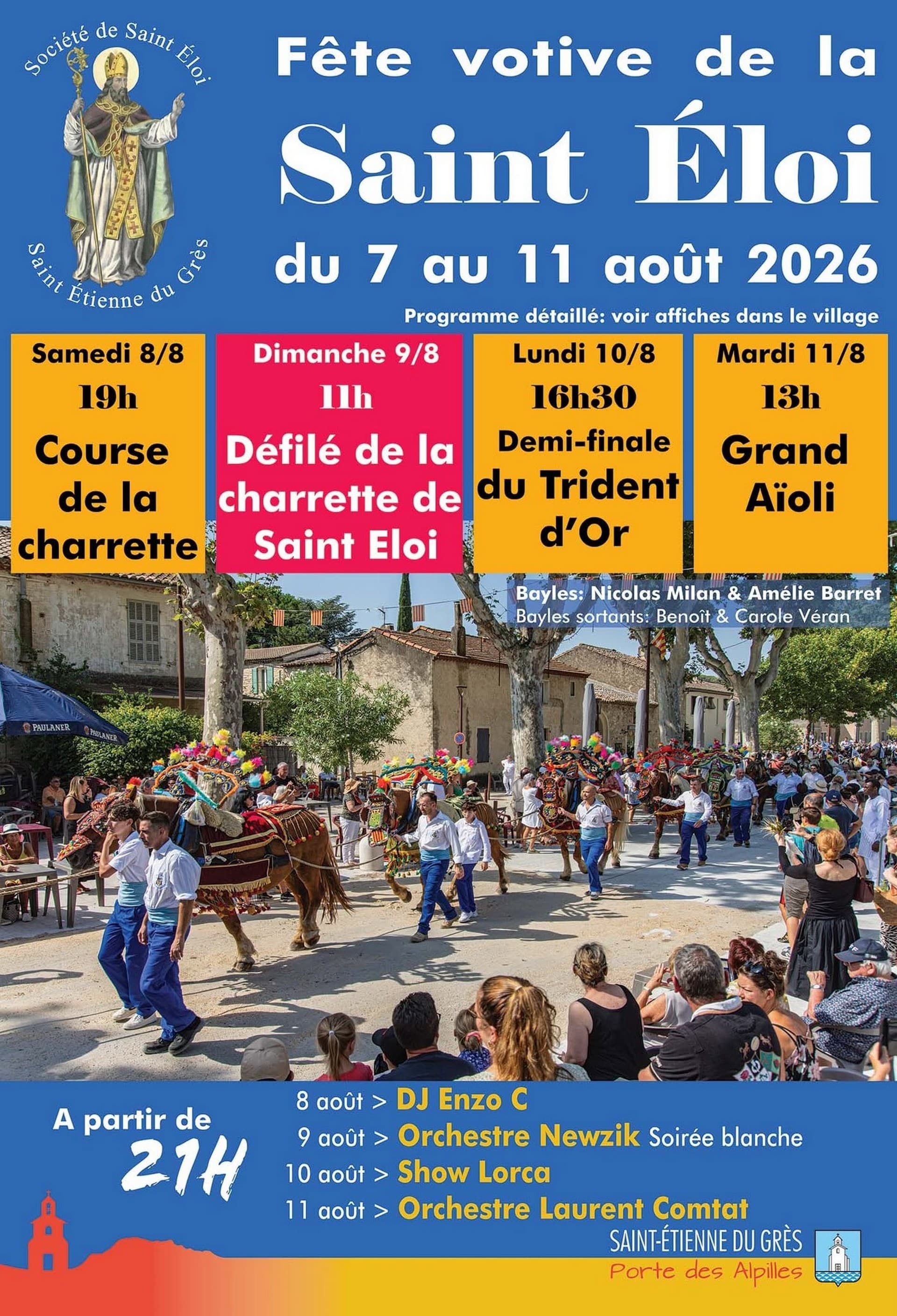 Fête Votive de la Saint Éloi à St. Etienne du Grès_Saint-Étienne-du-Grès