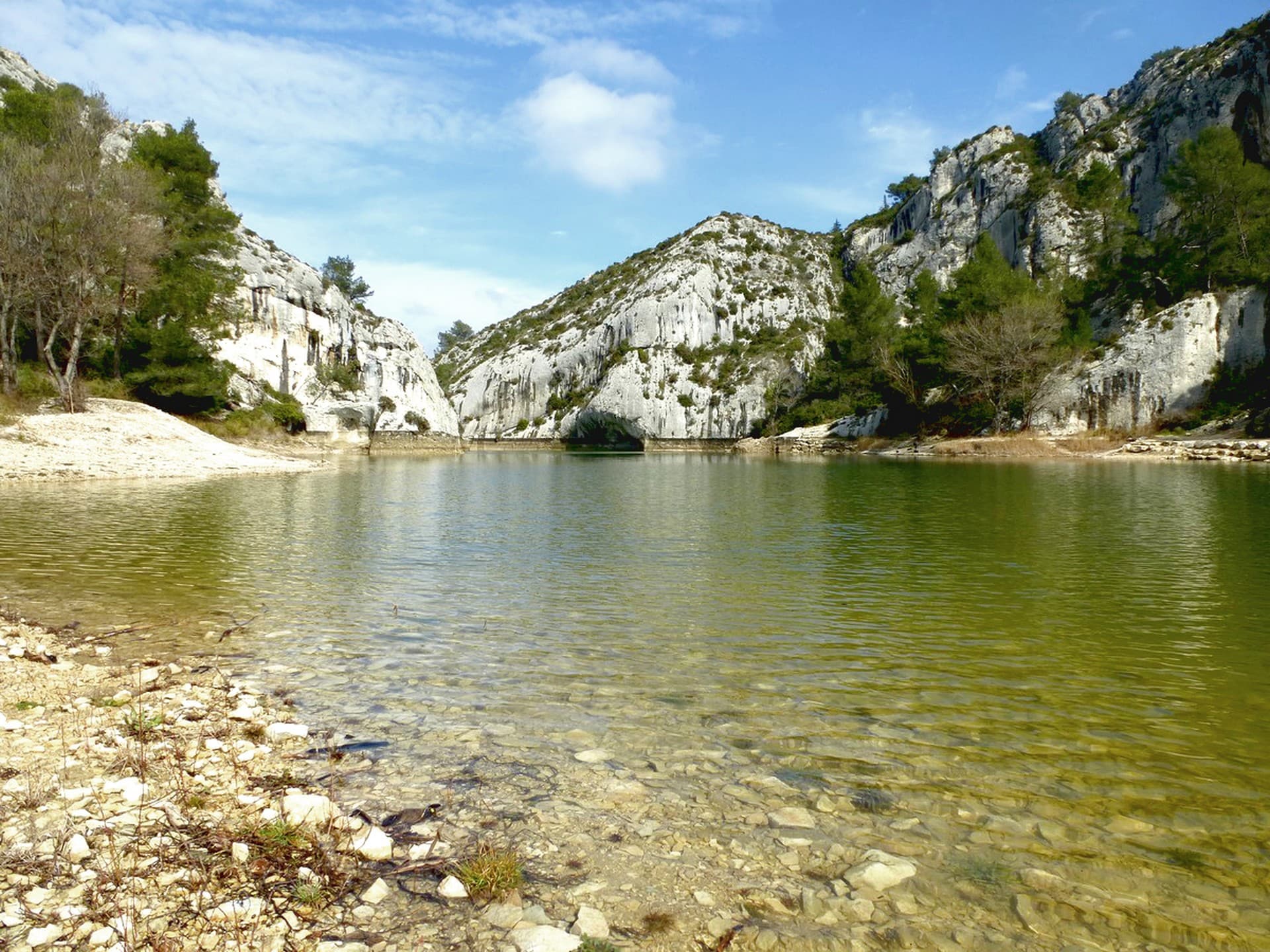 Lac du Peiroou à Saint-Rémy-de-Provence