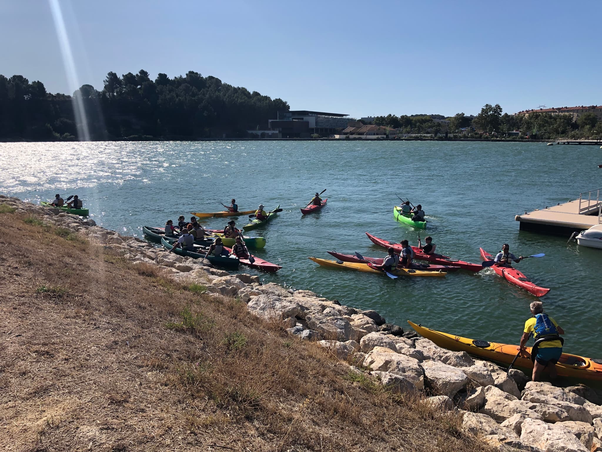 Balade Kayak entre 2 étangs - De la « mer » de Berre à l’étang de l’Olivier