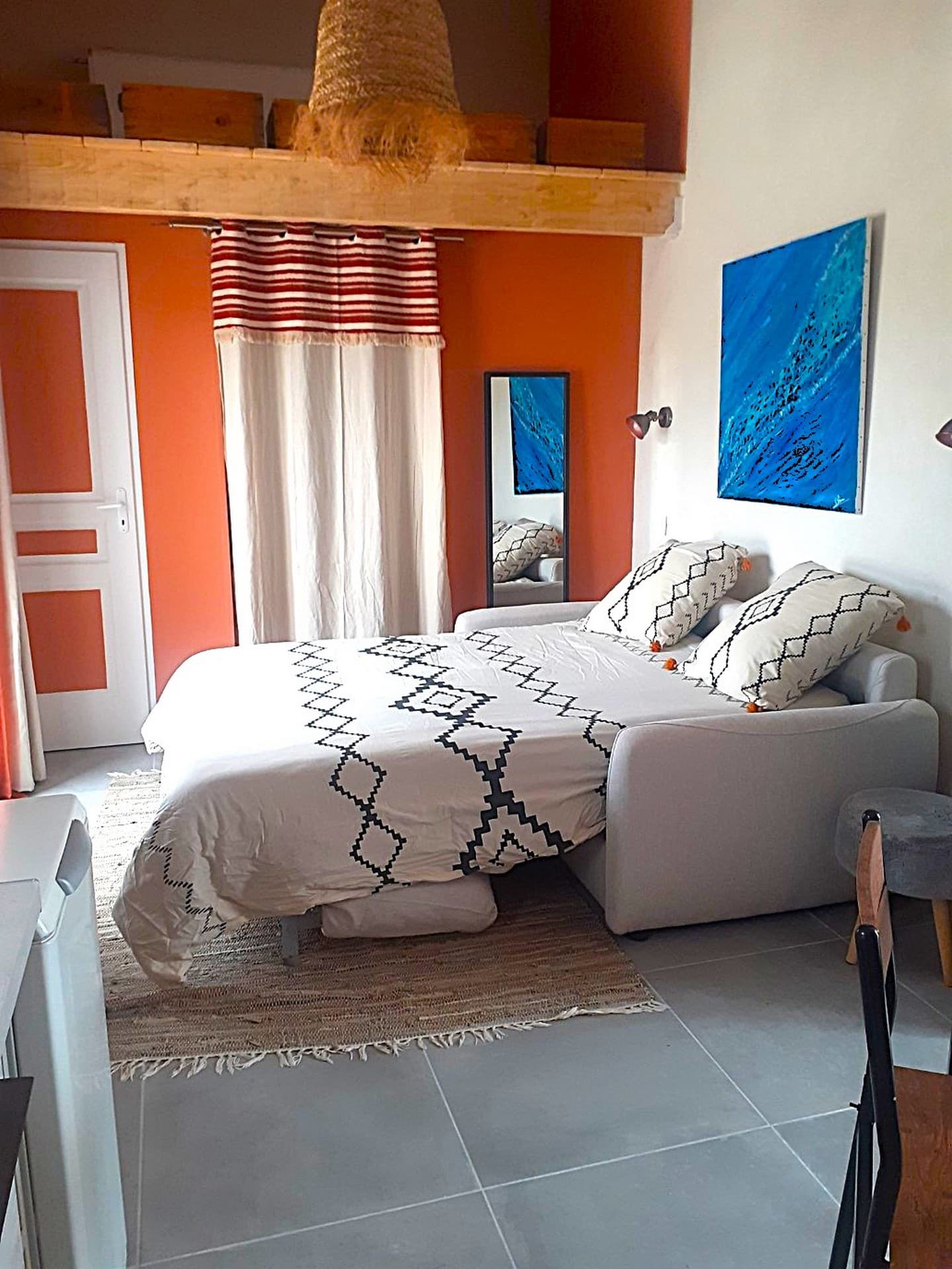 Gîte Kalimera à Mouriès Coin lit