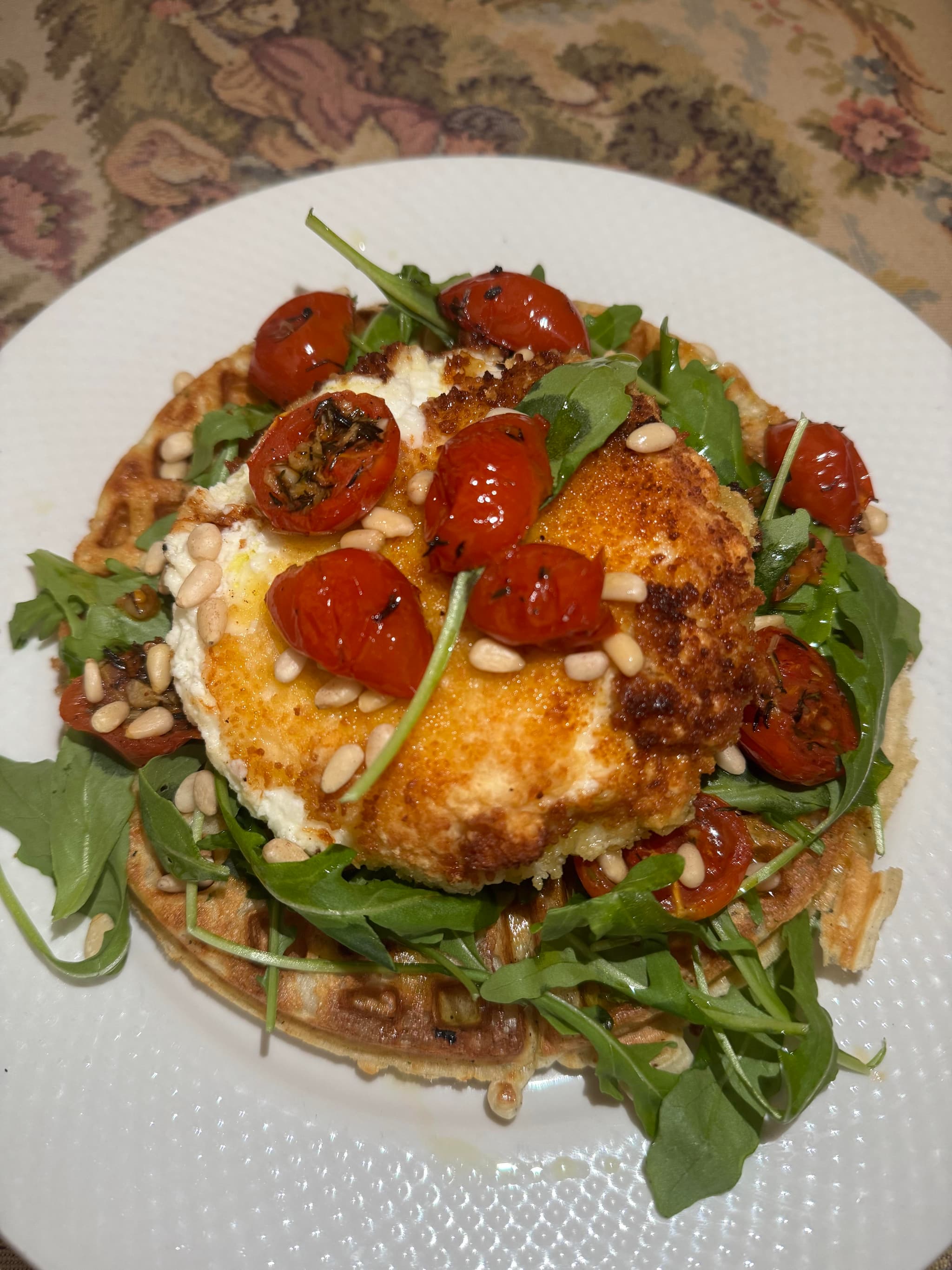 Gaufre burrata