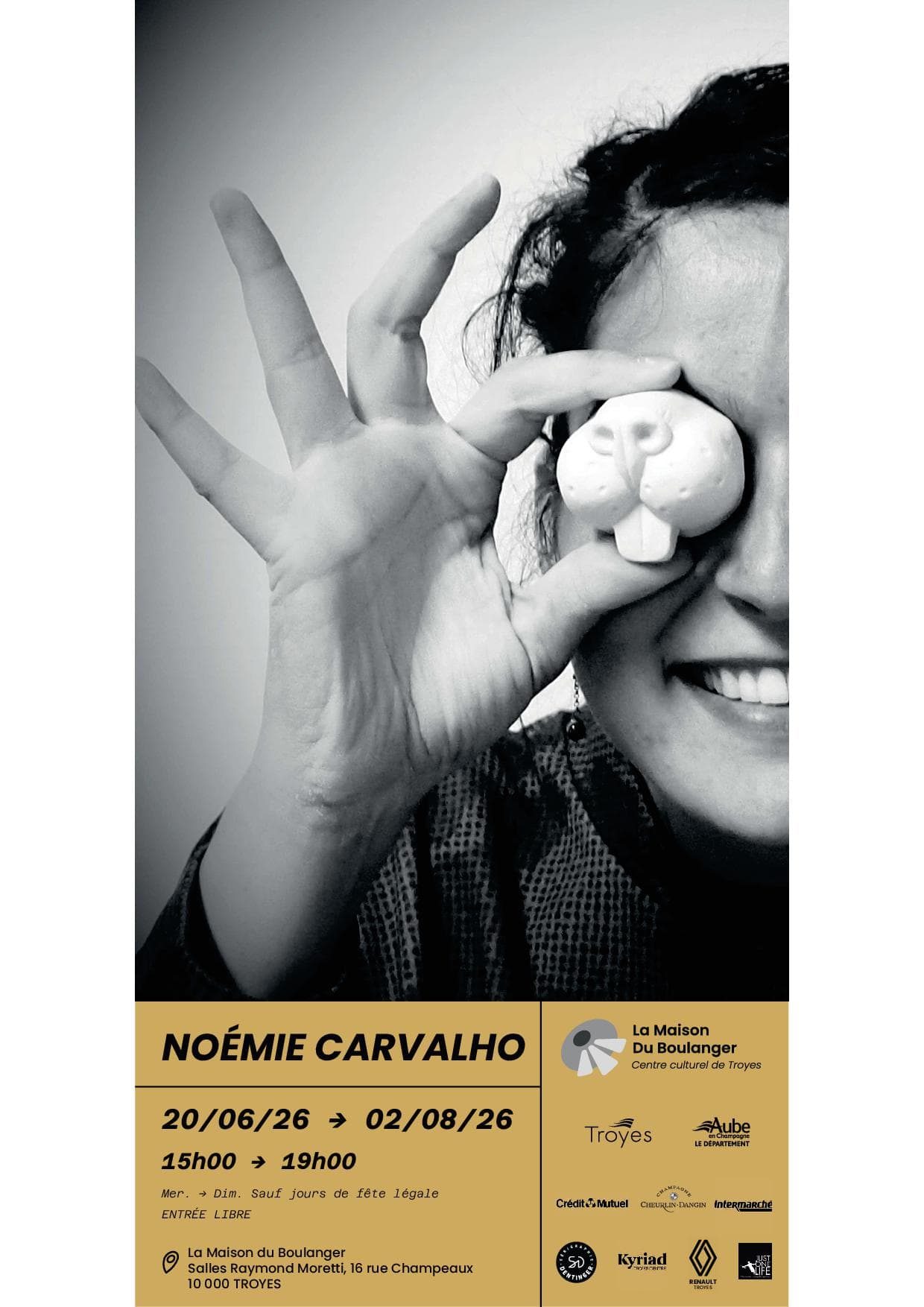 Affiche expo de Noémie Carvalho_Troyes