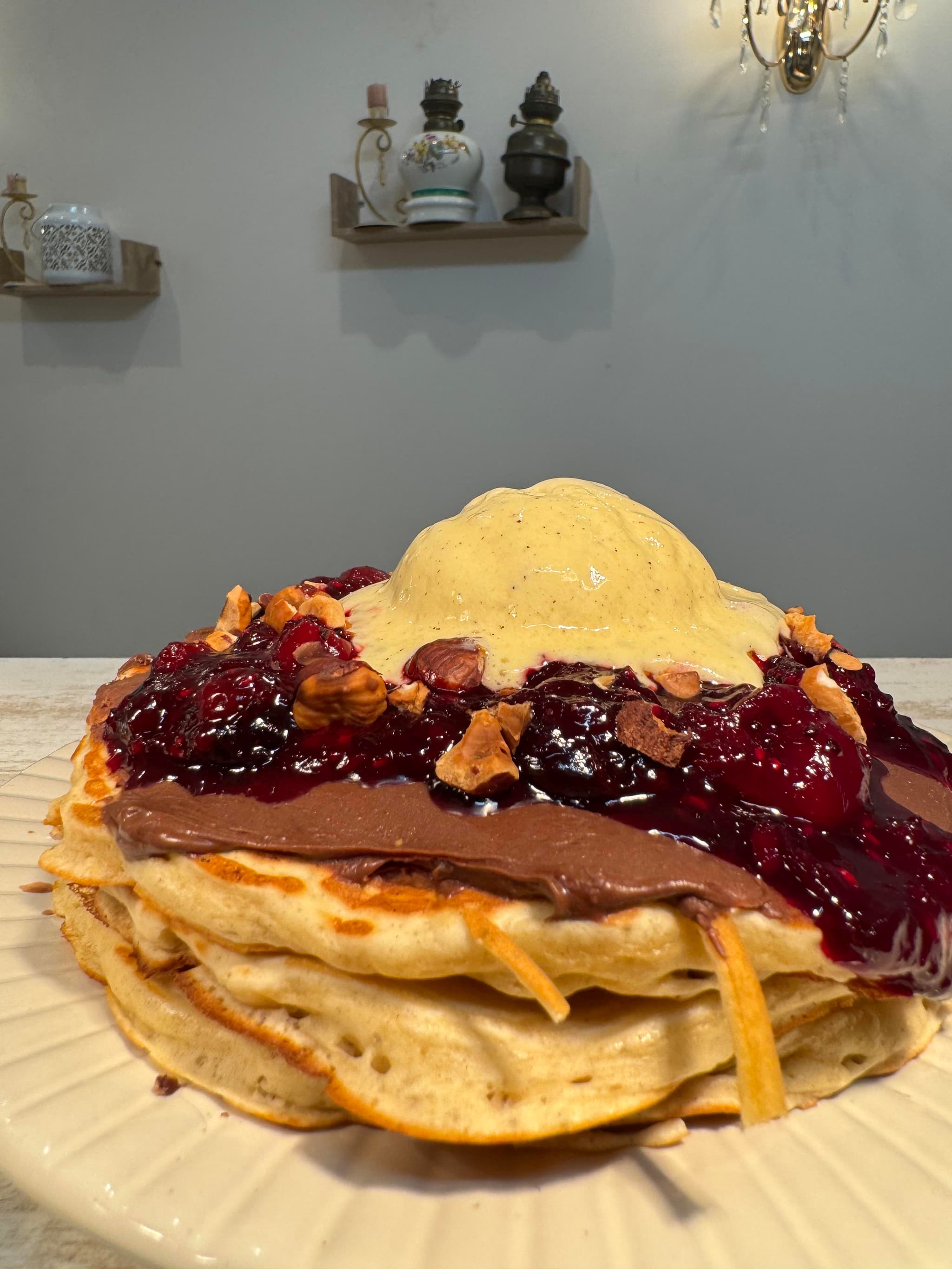 Pancakes myrtilles