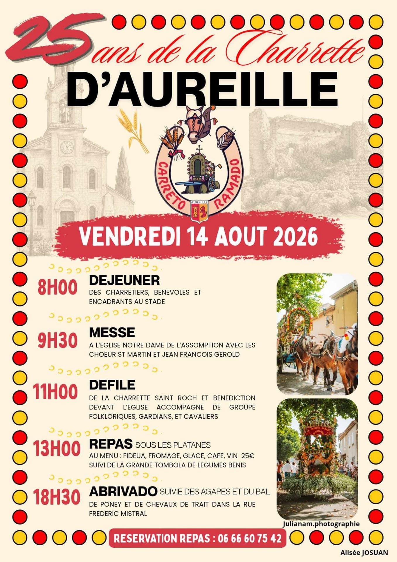 Fête de la Saint-Roch à Aureille 14.08.26