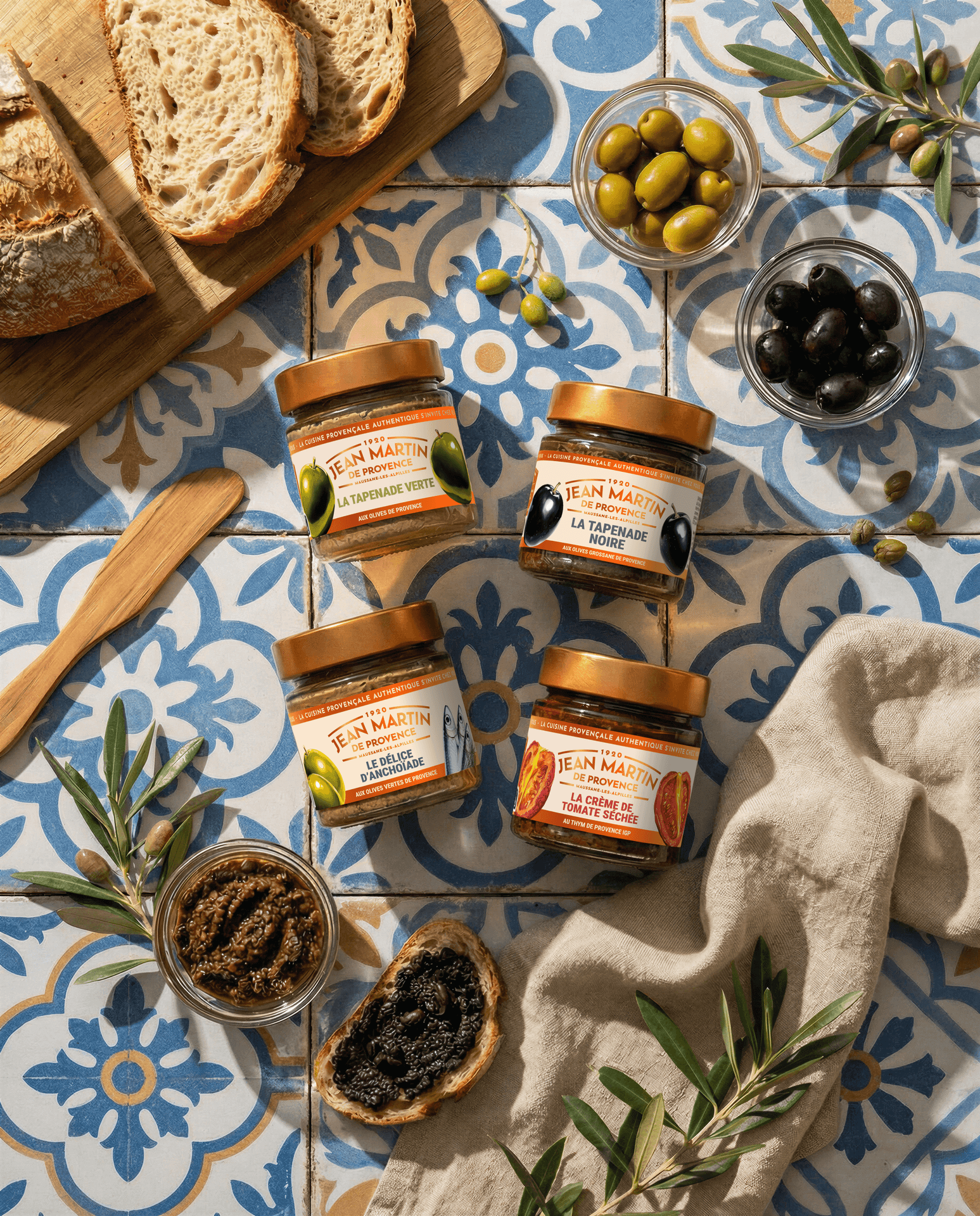 Boutique Jean Martin de Provence à Maussane-les-Alpilles Pots de tartinables