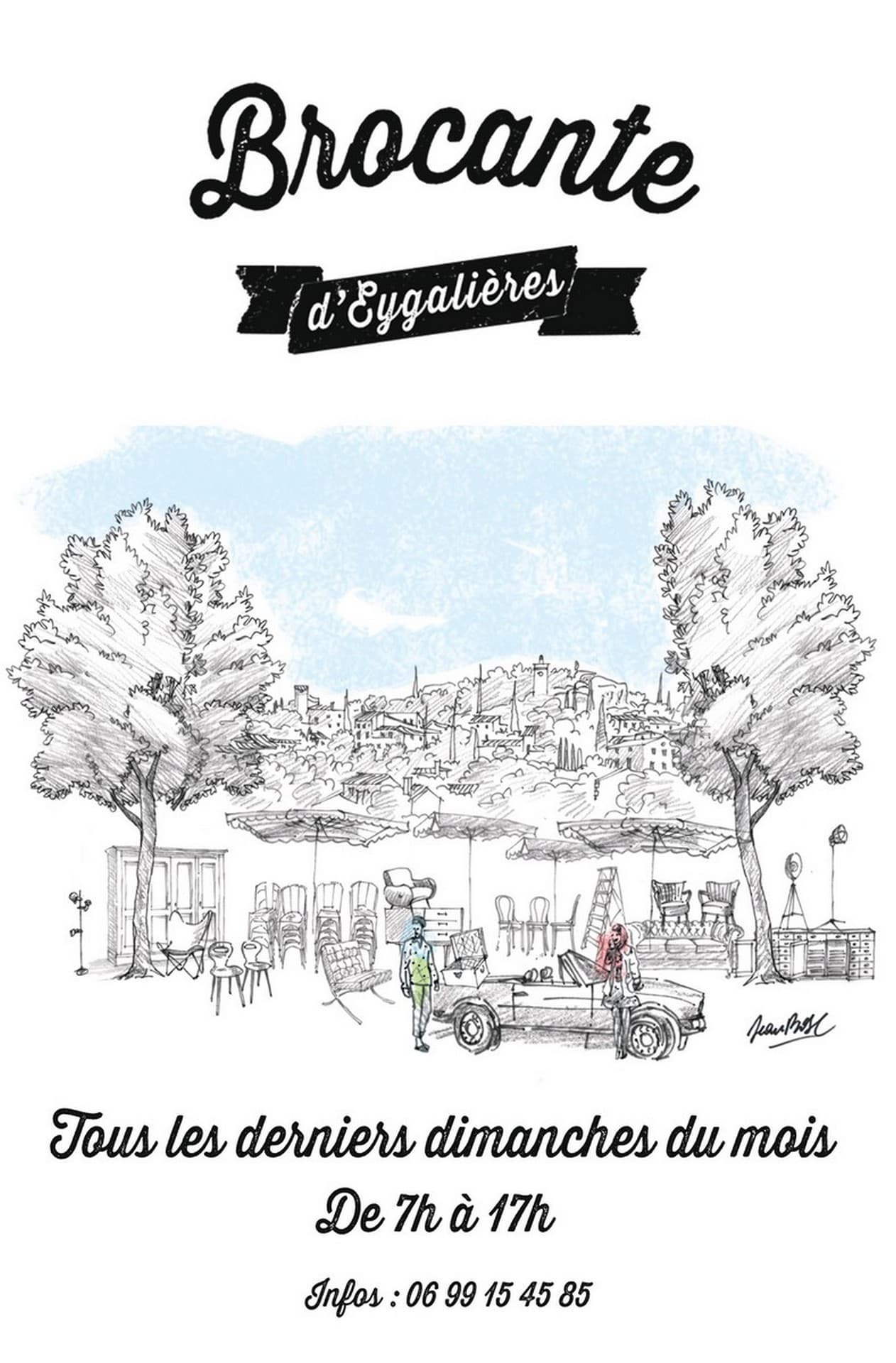 Affiche La Brocante d'Eygalières