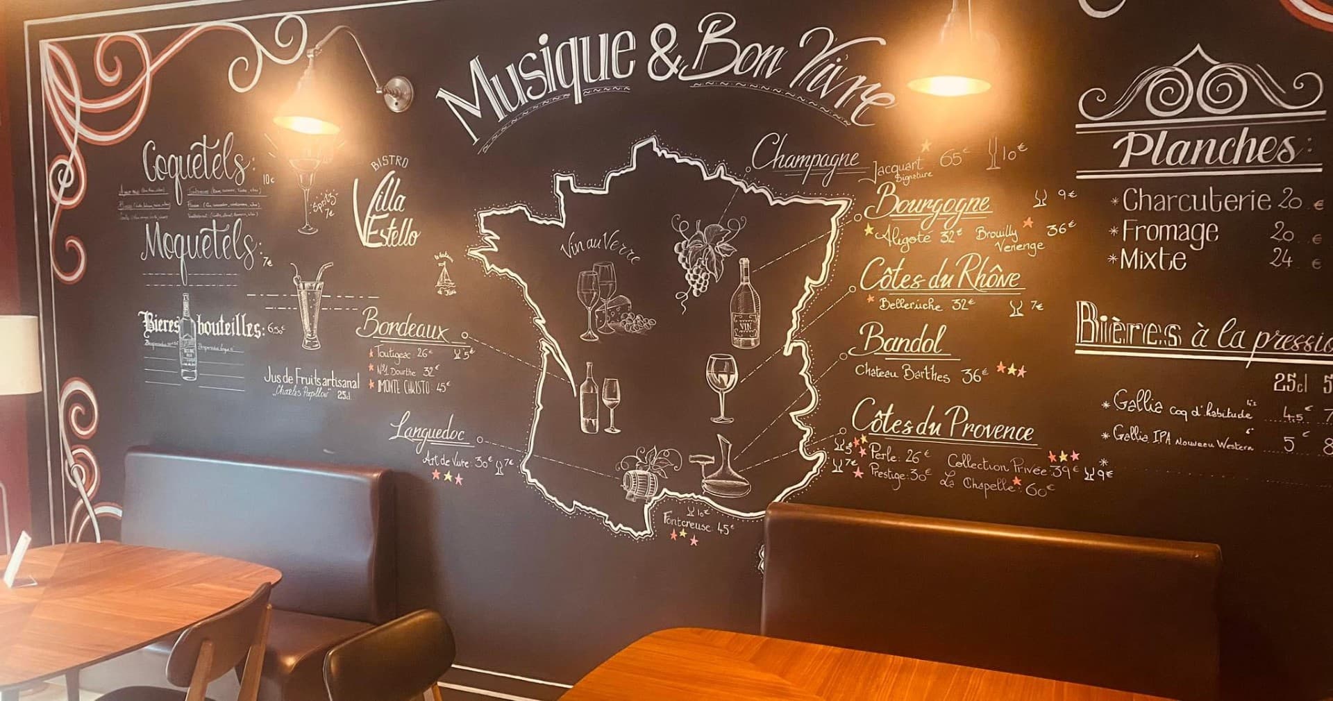 Carte des vins