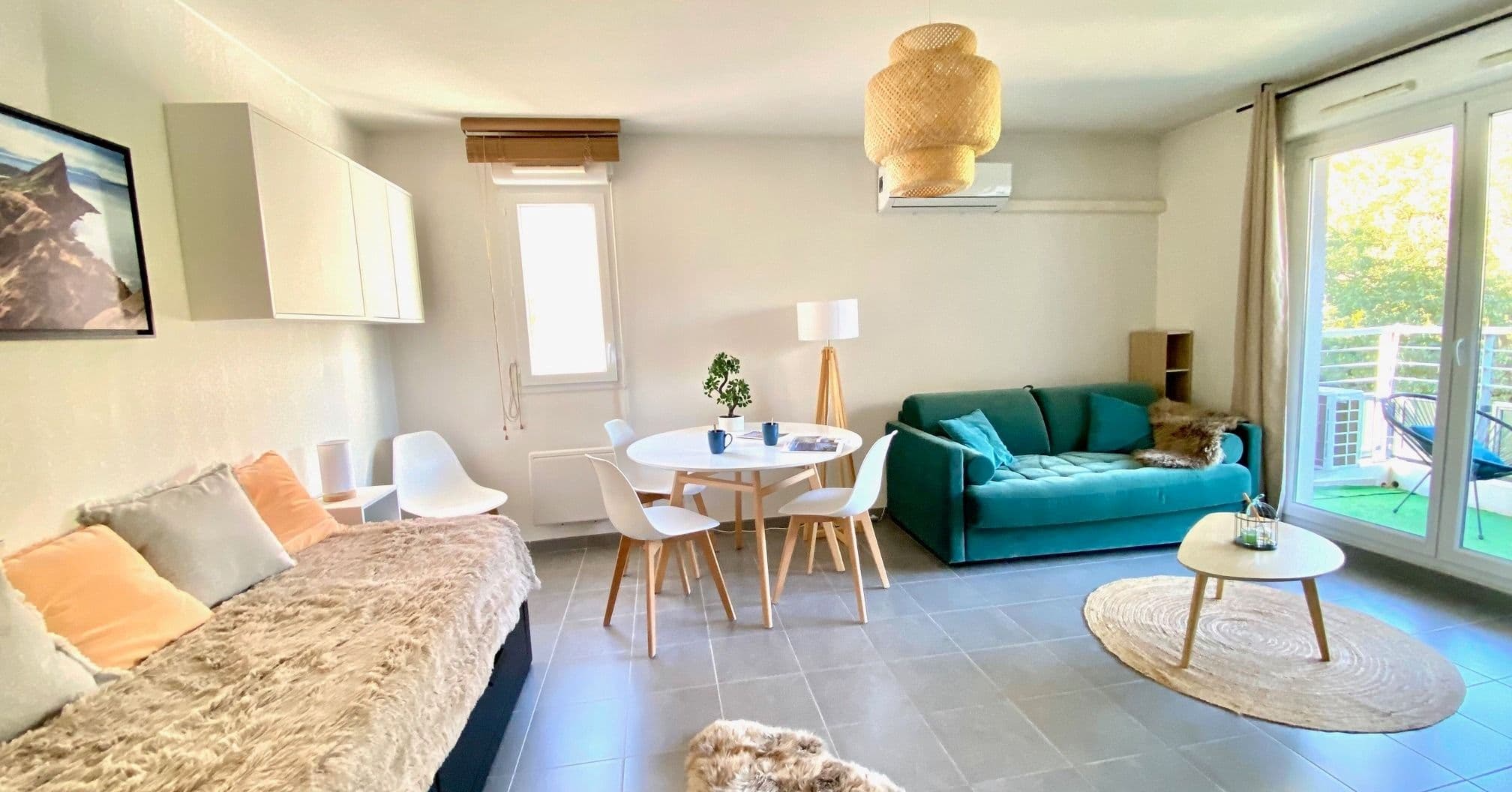 Studio L’Eden La Ciotat, piscine et parking privé_La Ciotat