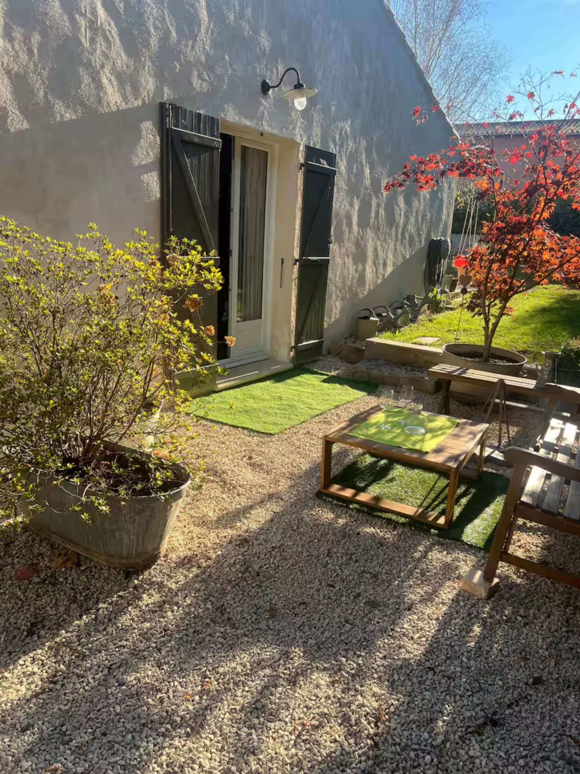 Studio Germiotte avec espace extérieur et piscine_Fuveau