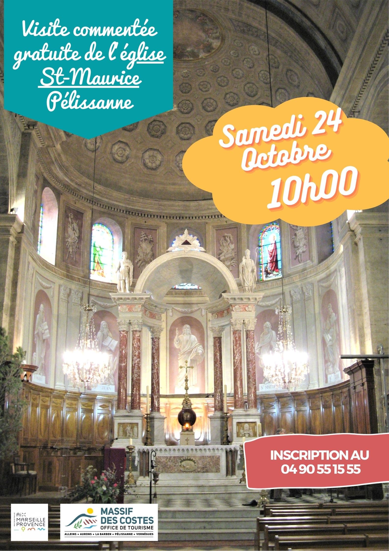 Visite commentée de l'église Saint-Maurice de Pélissanne_Pélissanne