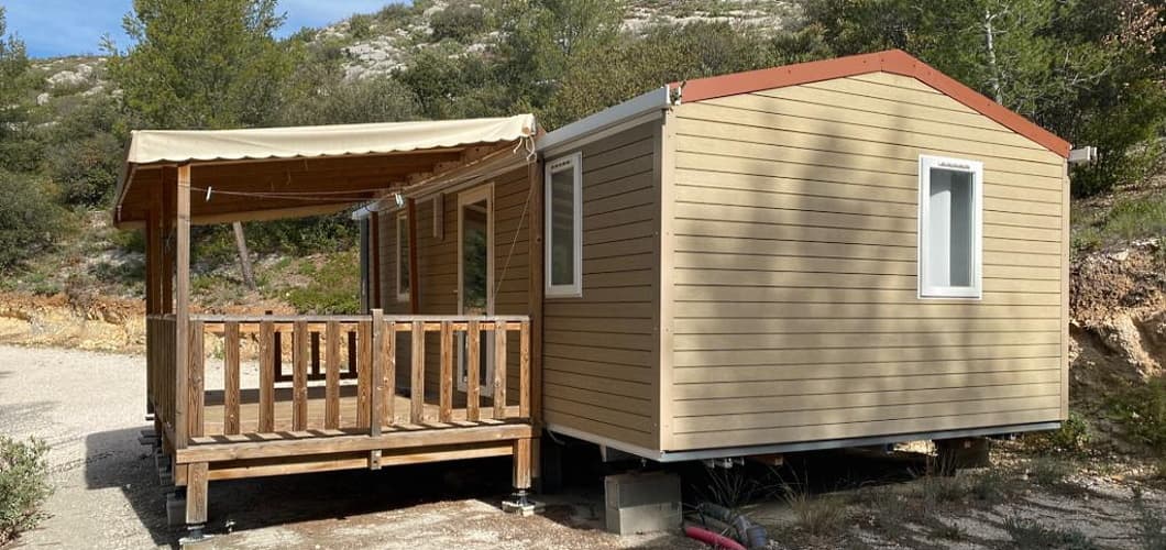 Mobil-home camping de Puyloubier