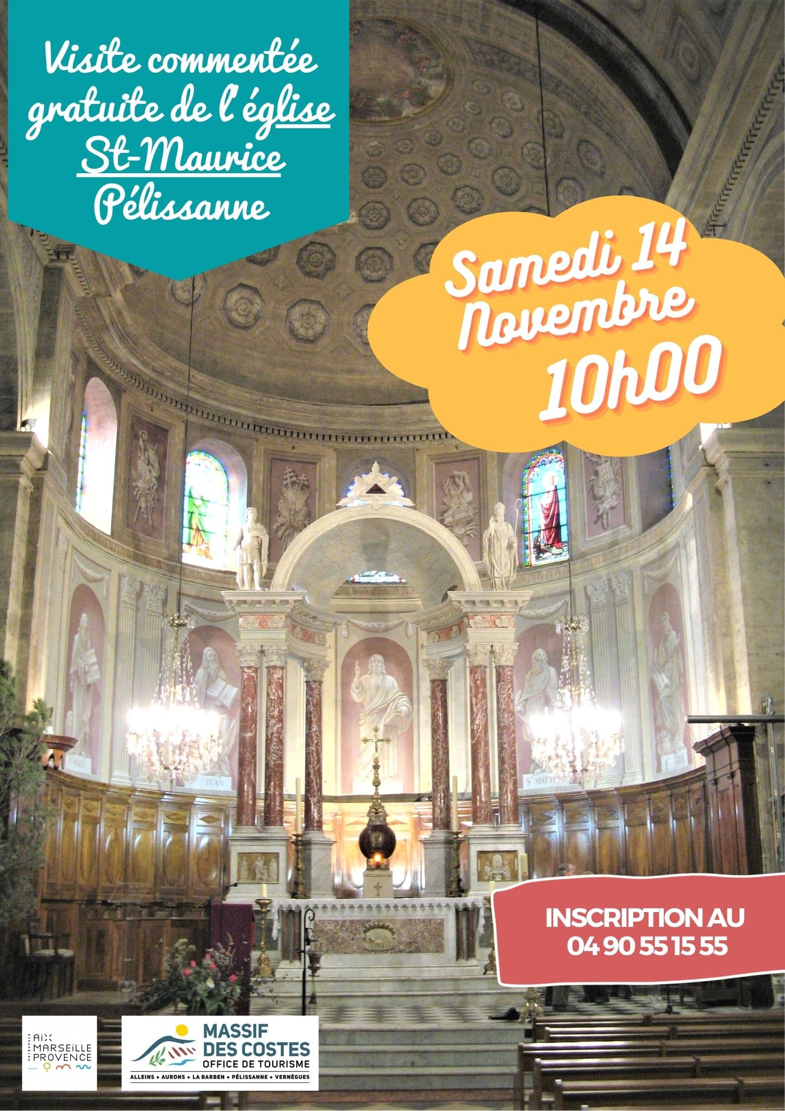 Visite commentée de l'église Saint-Maurice de Pélissanne_Pélissanne