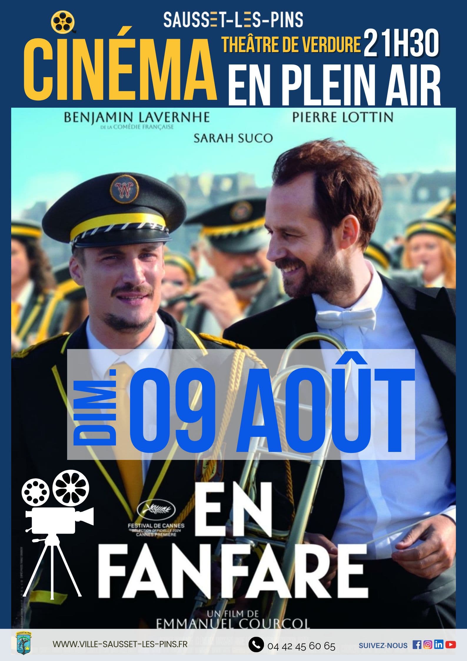 Cinéma Plein Air "En Fanfare"_Sausset-les-Pins