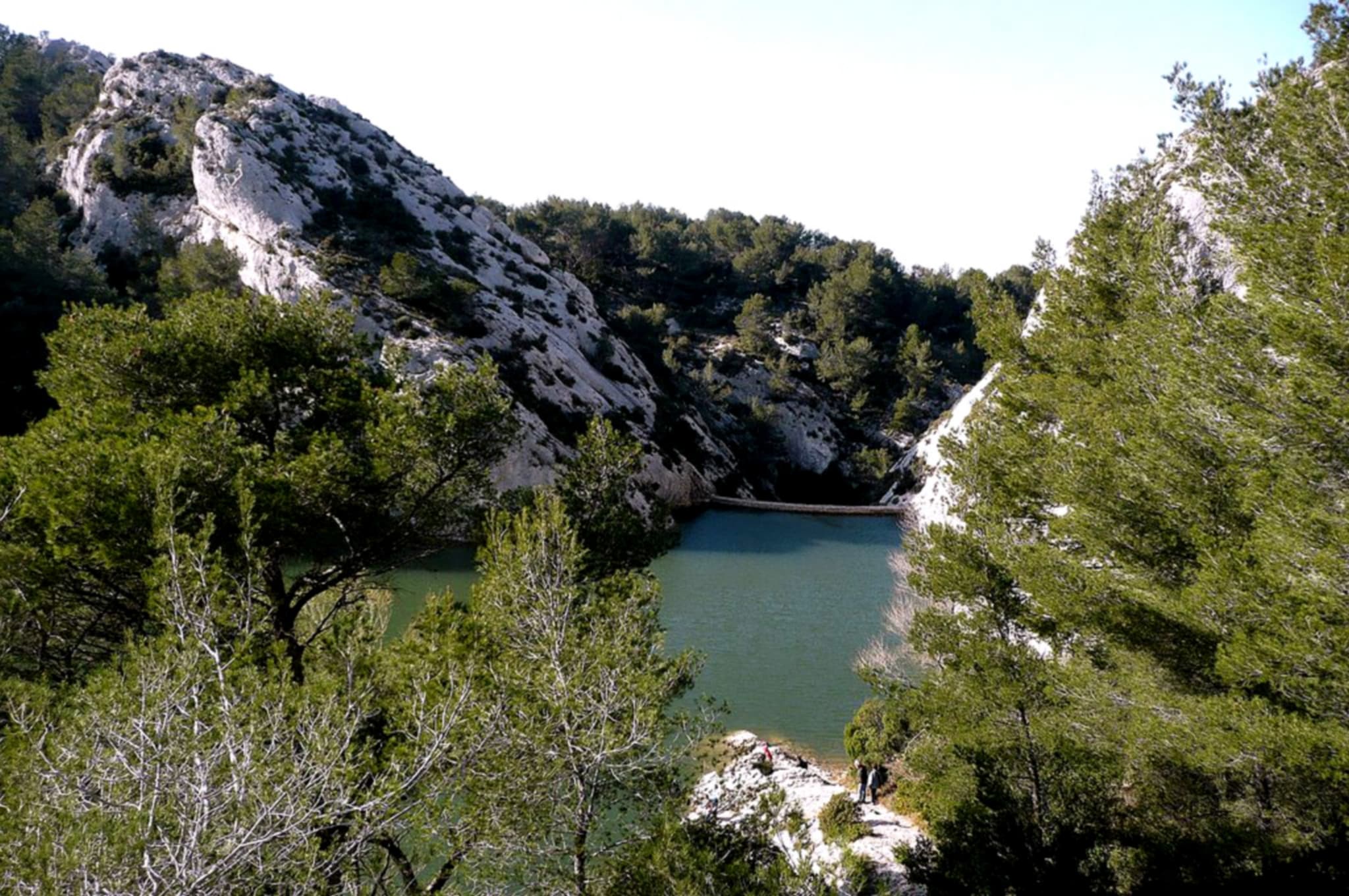 Lac du Peiroou à Saint-Rémy-de-Provence