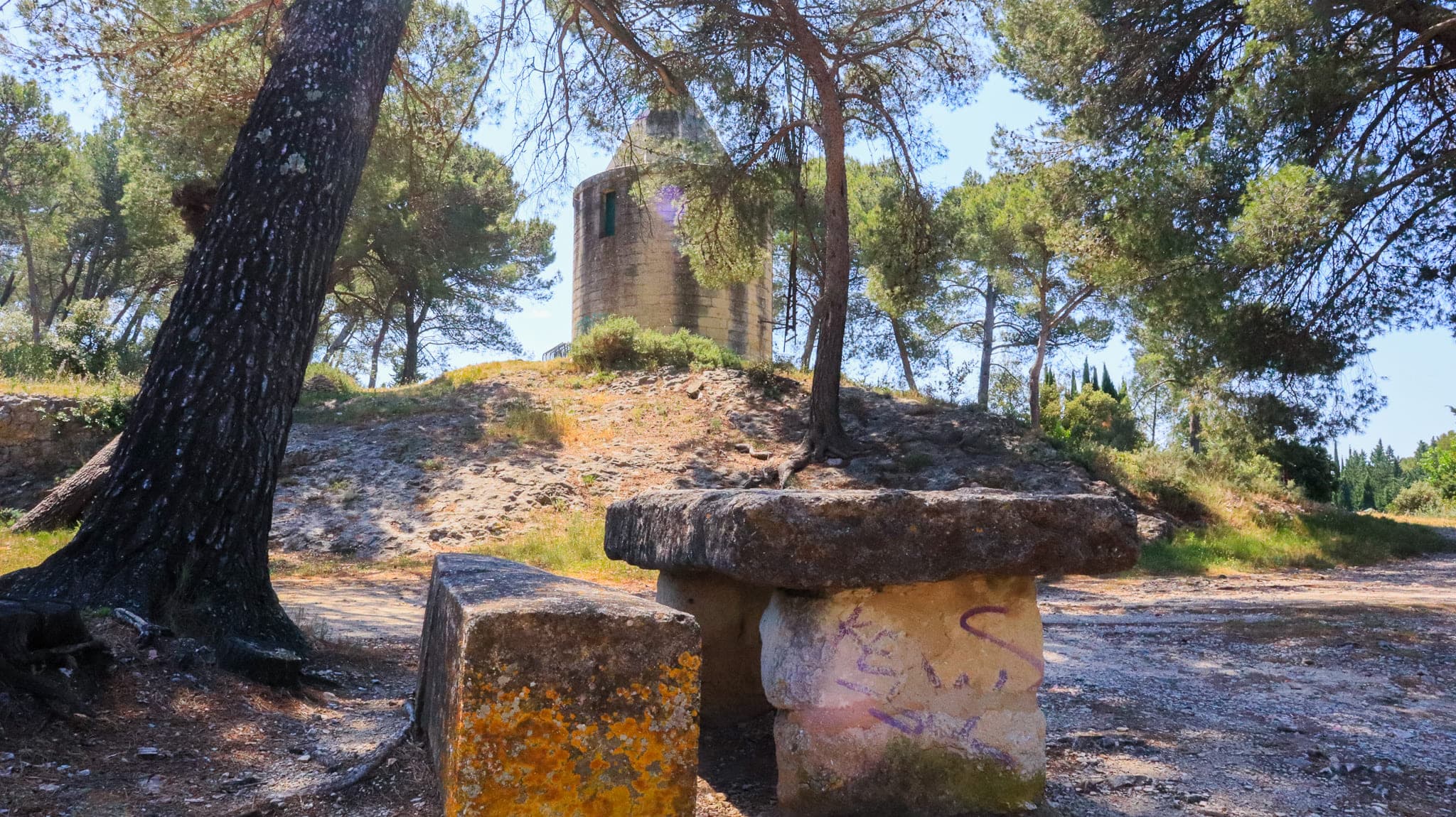 Aire de pique-nique du Moulin de Bretoule_Barbentane