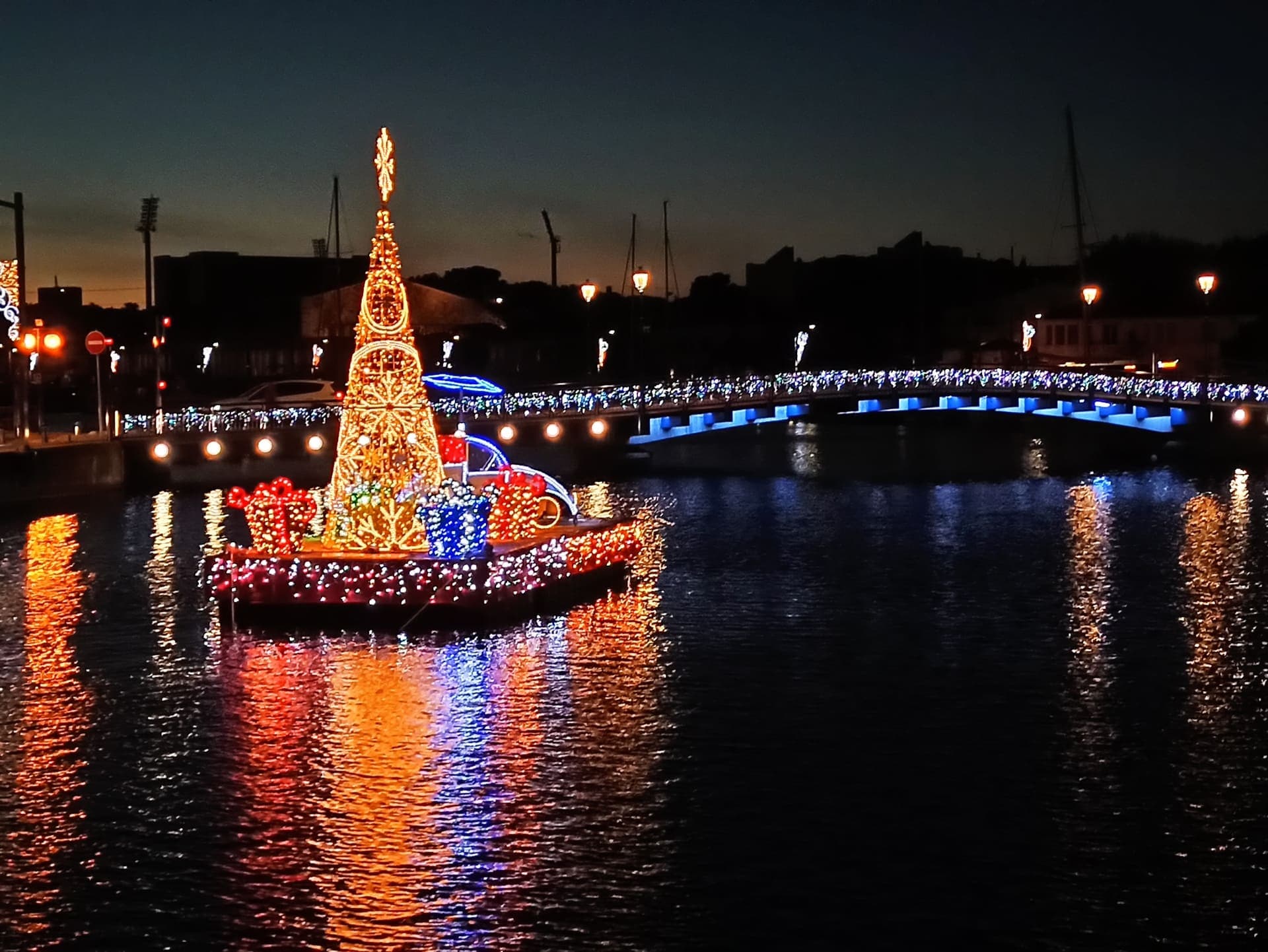 Ponts bleus de la passe Nord_Martigues
