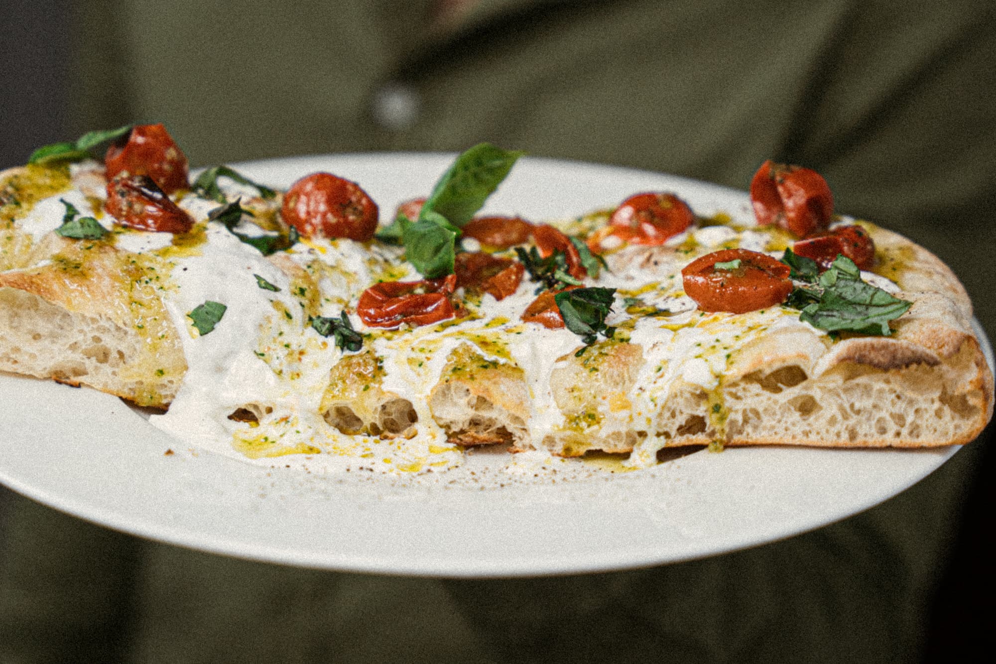 Focaccia - stracciatella