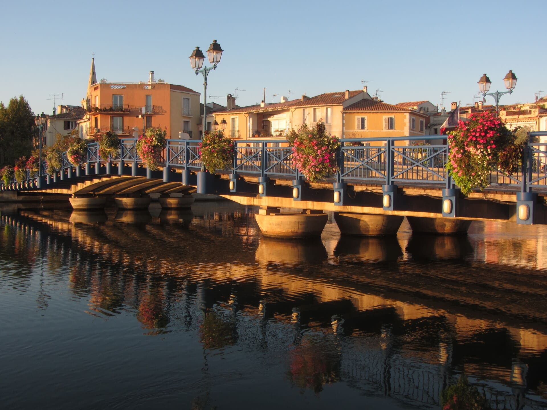 Ponts bleus de la passe Nord_Martigues