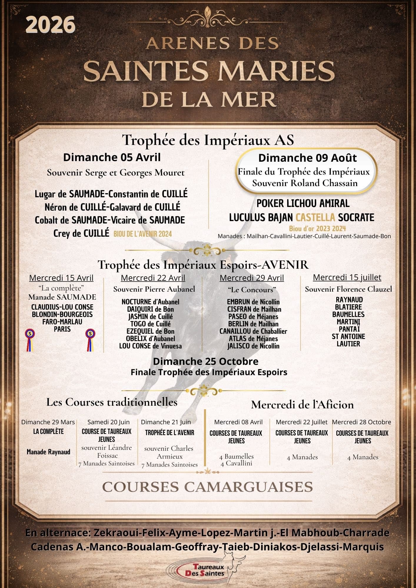 Course camarguaise de Taureaux Jeunes_Saintes-Maries-de-la-Mer