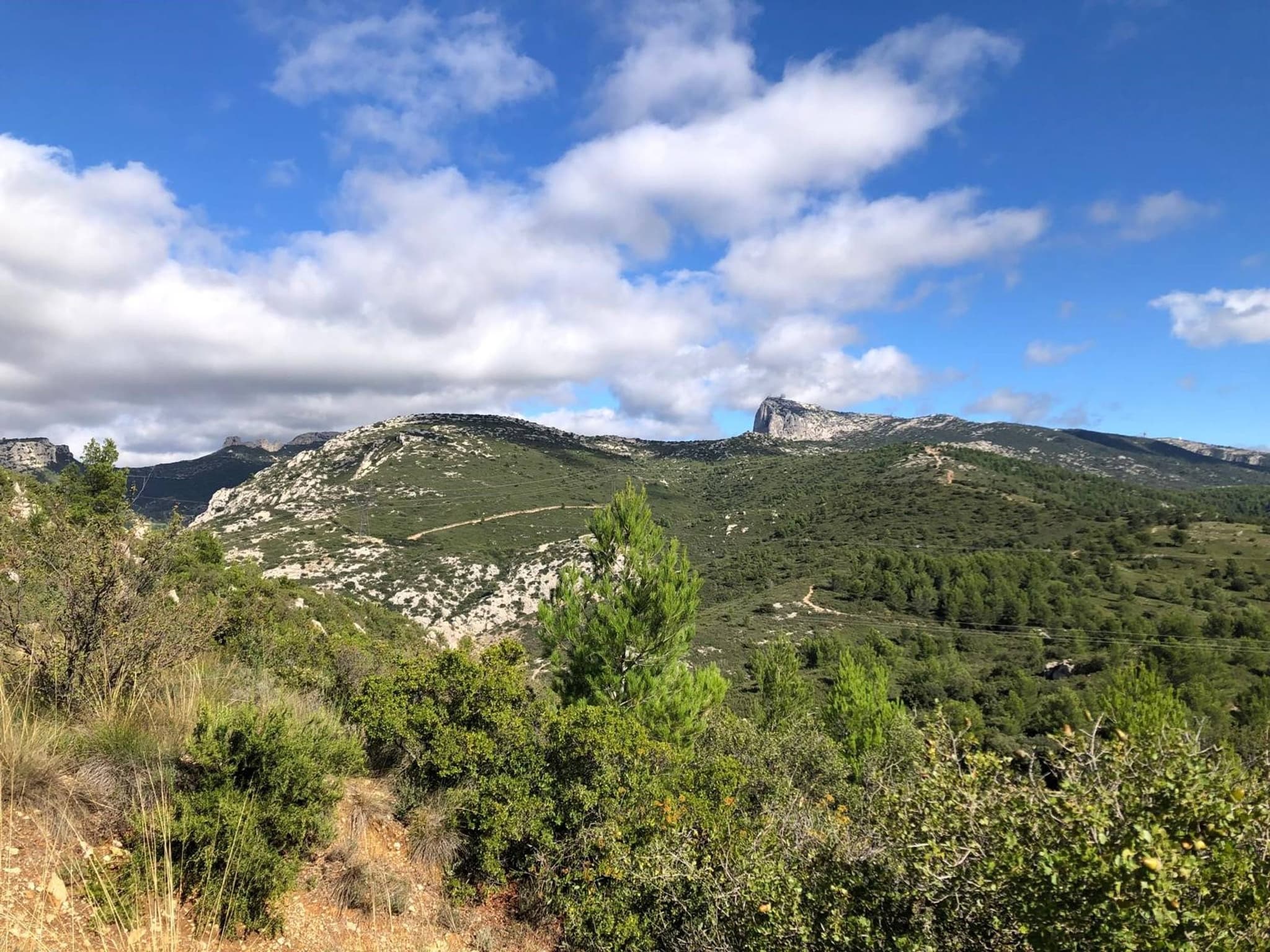 CUGES-LES-PINS - Crête de la Sainte-Baume et Grand Vallon