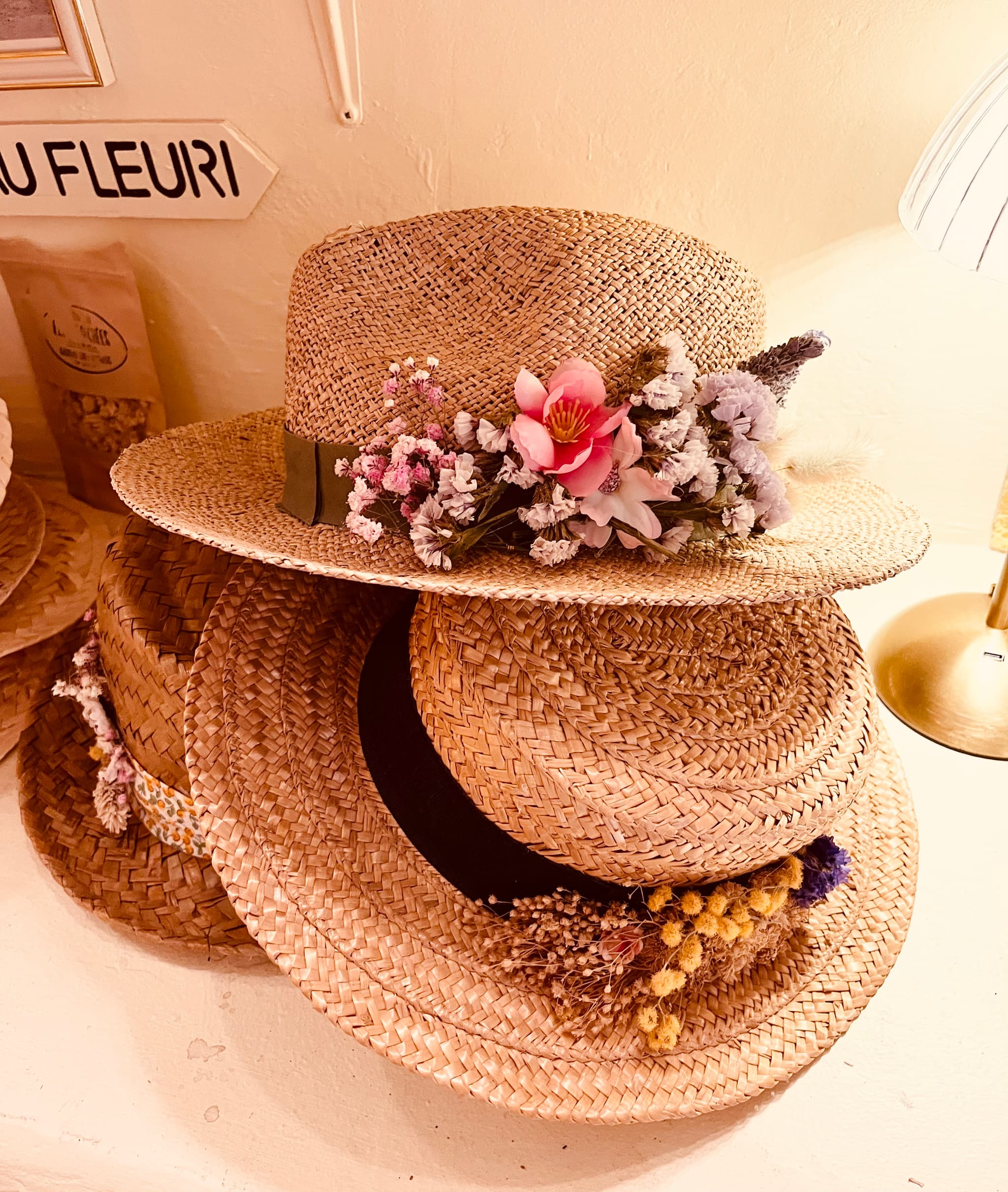 Atelier Chapeaux fleuris