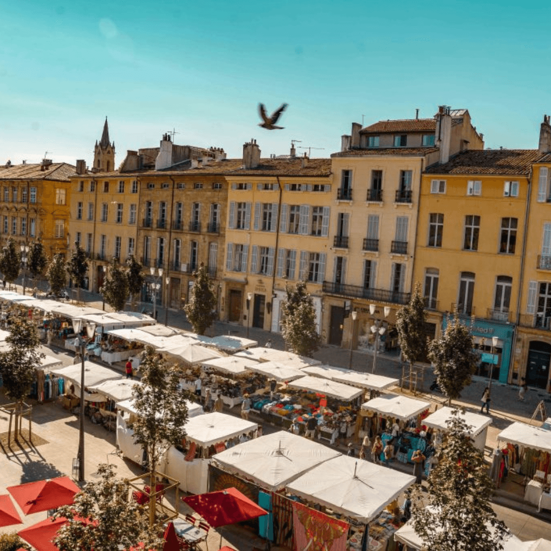 Vue sur Cours Mirabeau