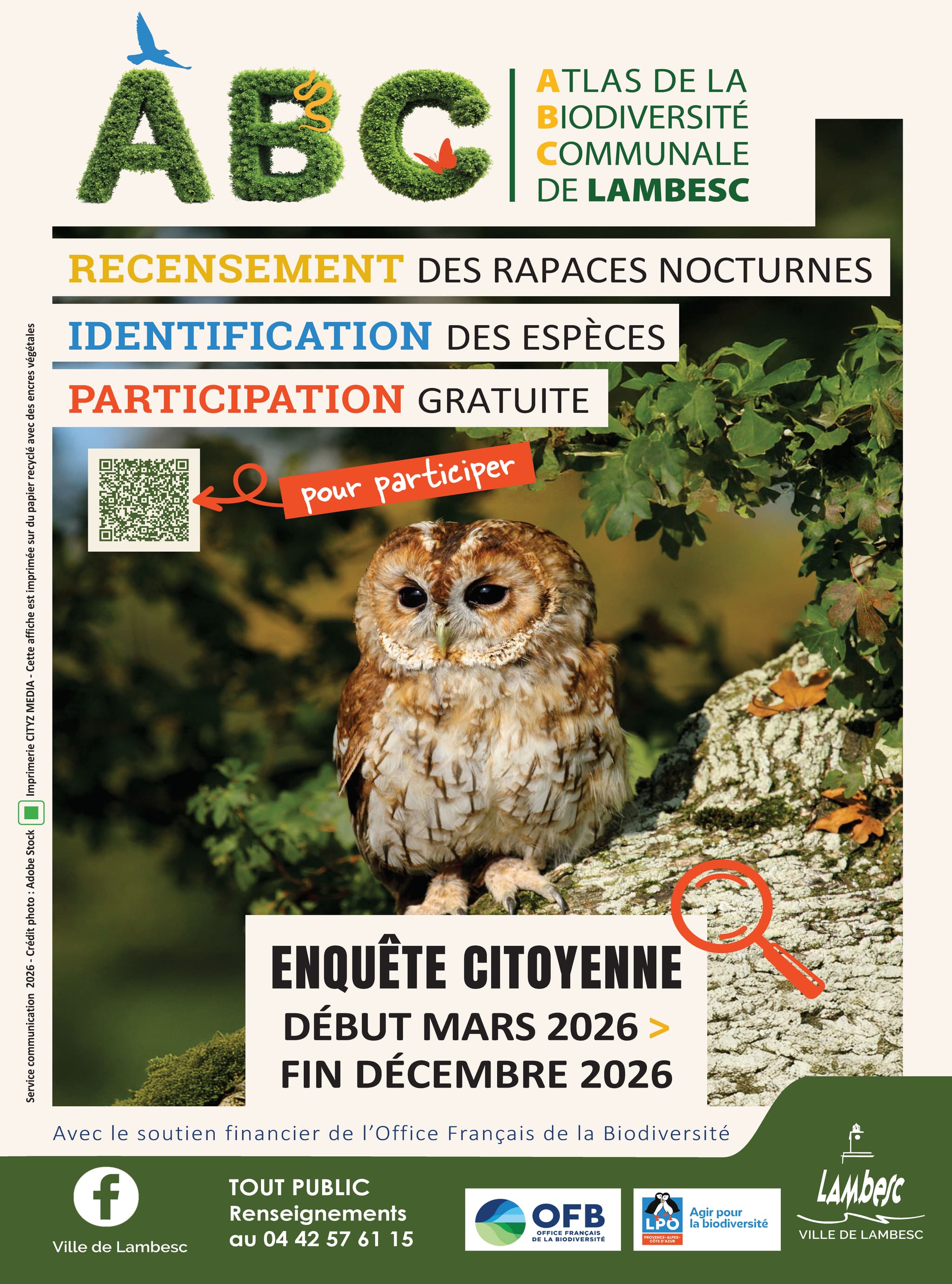 Enquête citoyenne : rapaces nocturnes_Lambesc