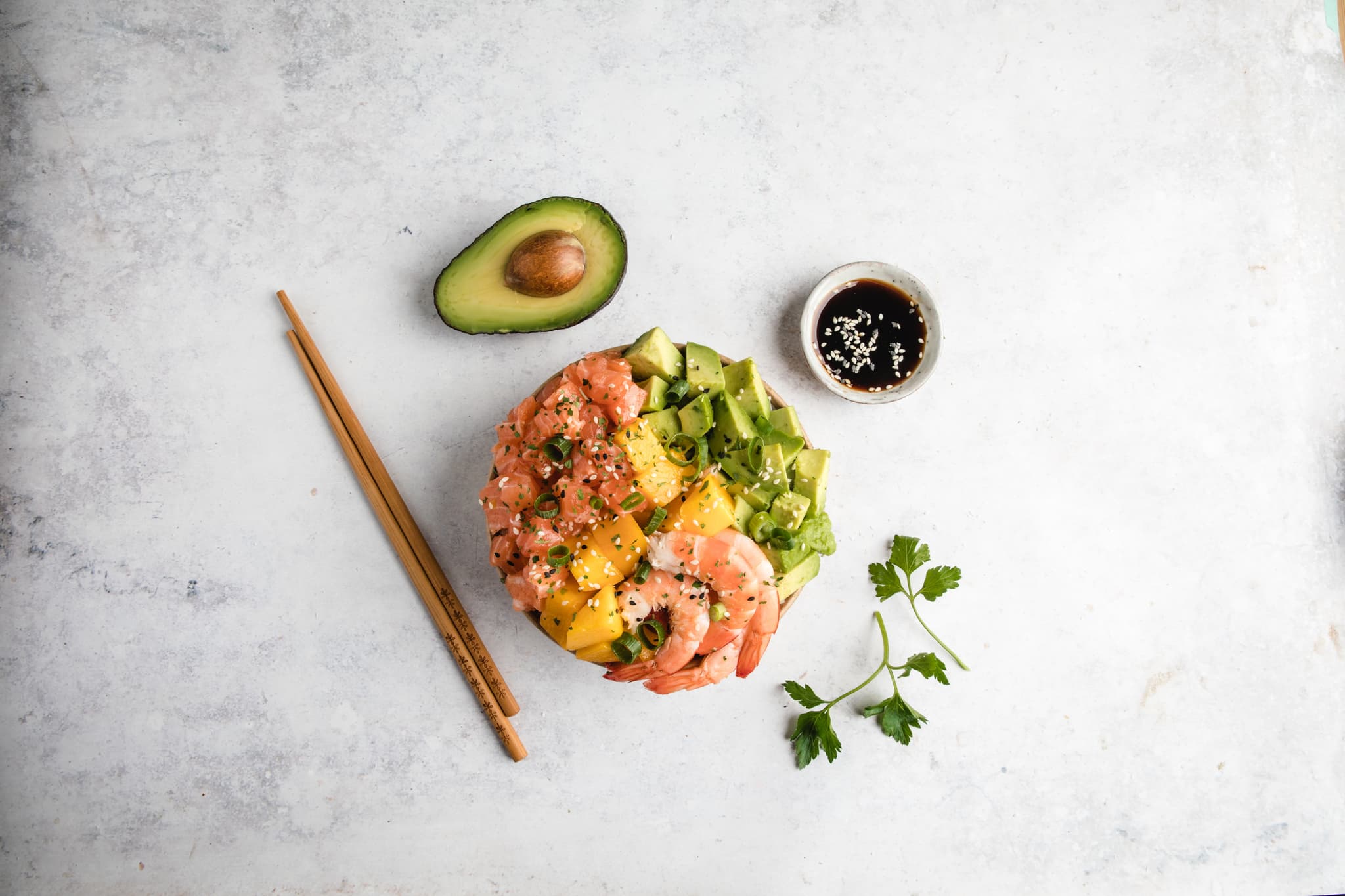 Chirashi Saumon & Crevette Deluxe