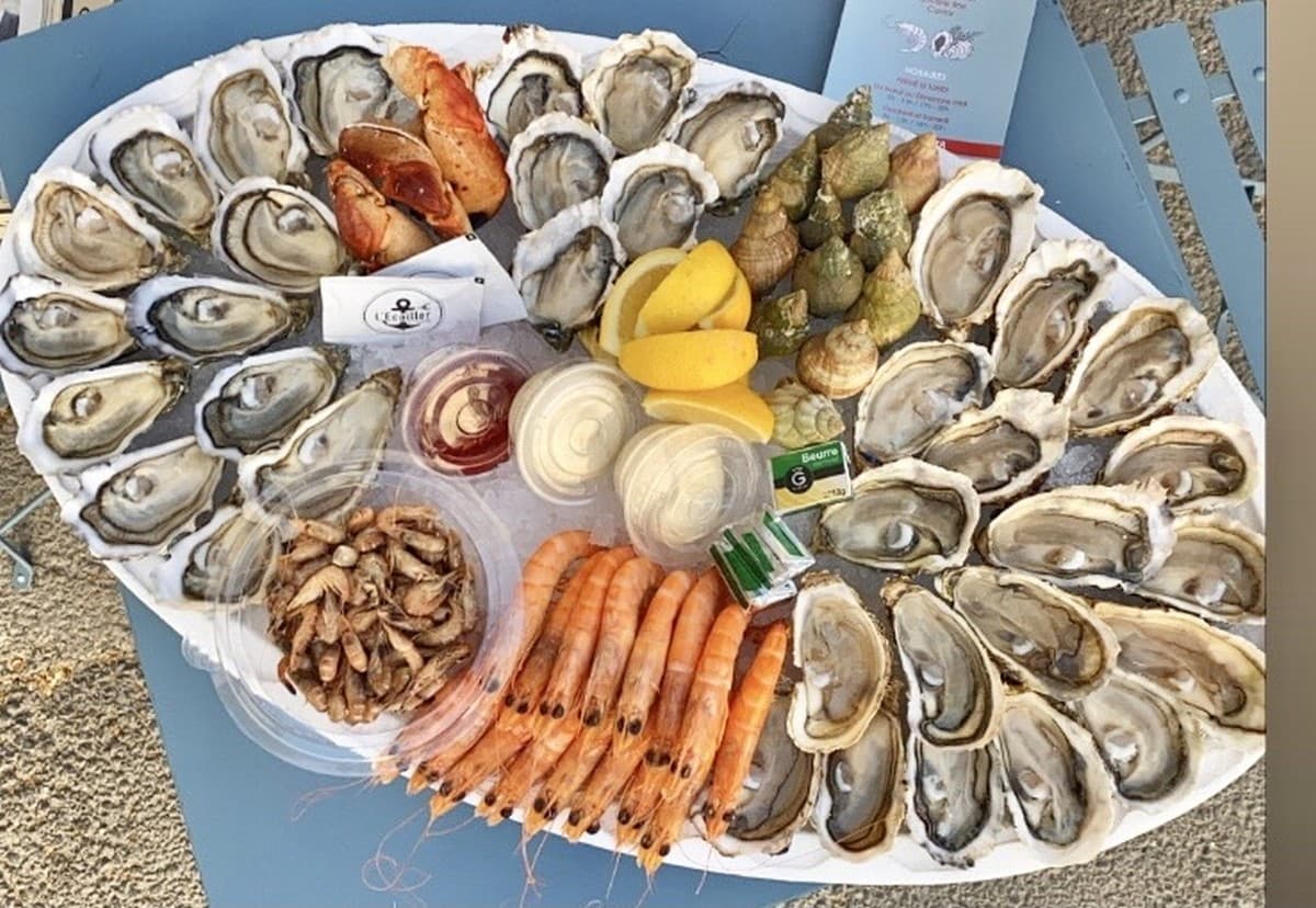 L'écailler de l'Estagnol plateau fruits de mer