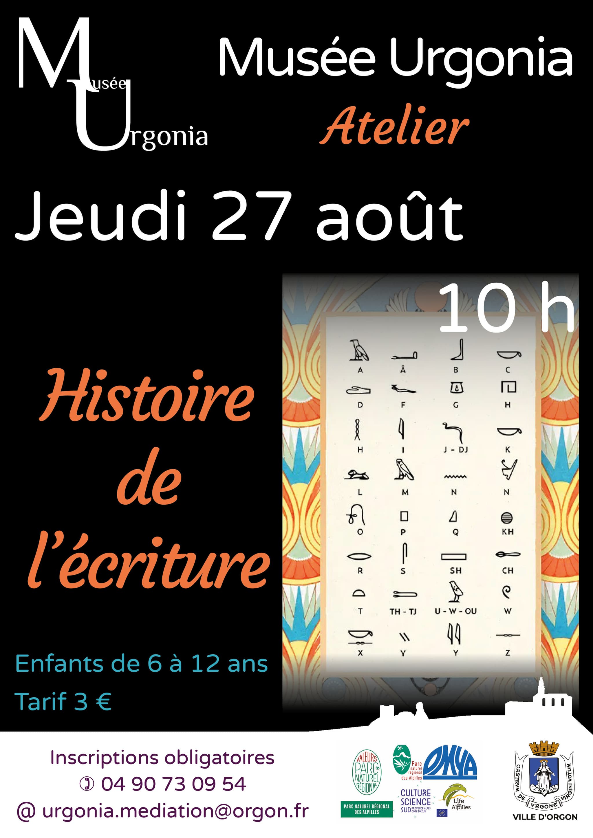 Atelier "Histoire de l’écriture"_Orgon