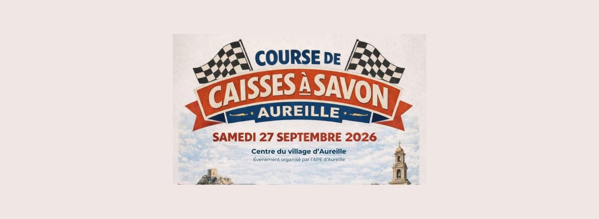 Course de caisses à savon à Aureille 27.09.26