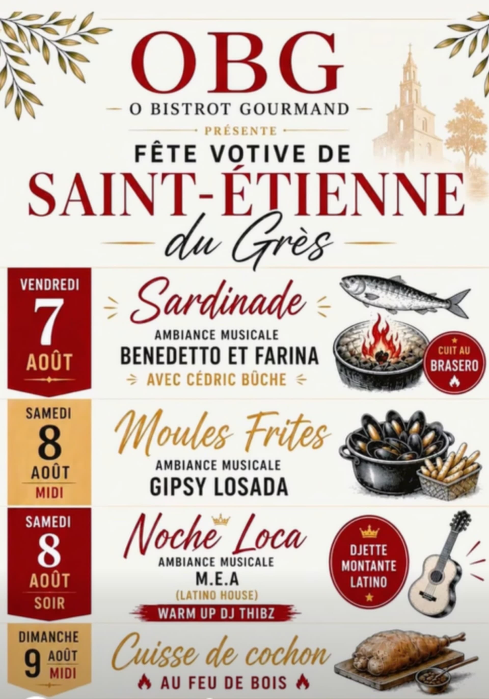 Fête Votive de la Saint Éloi à St. Etienne du Grès_Saint-Étienne-du-Grès