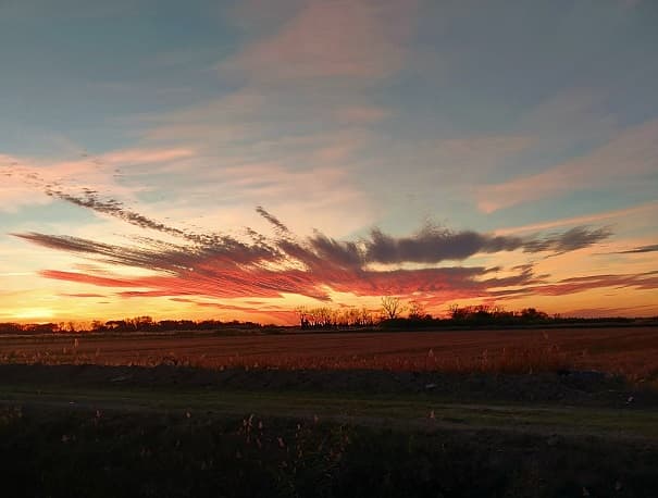 couche de soleil au mas