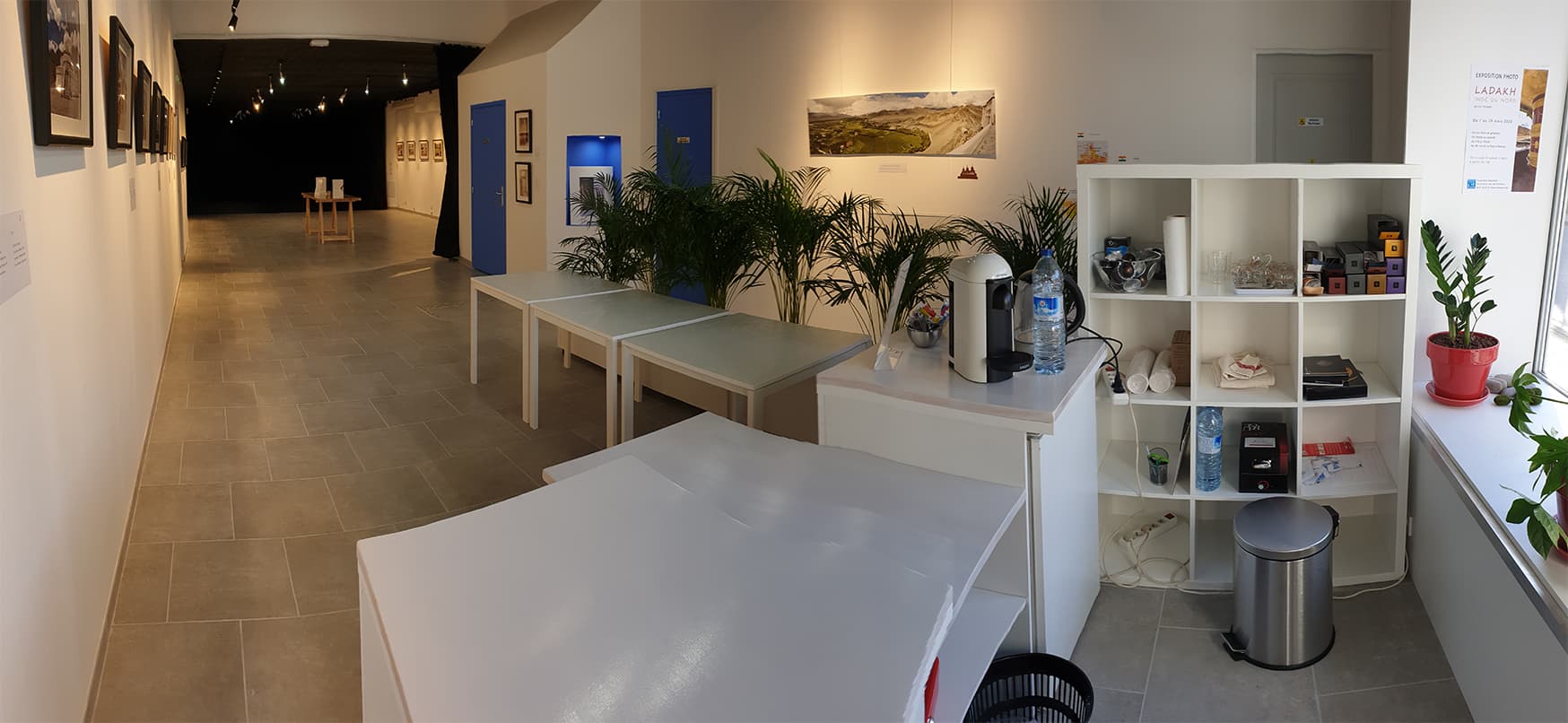 Vue panoramique de la Galerie Namast'art