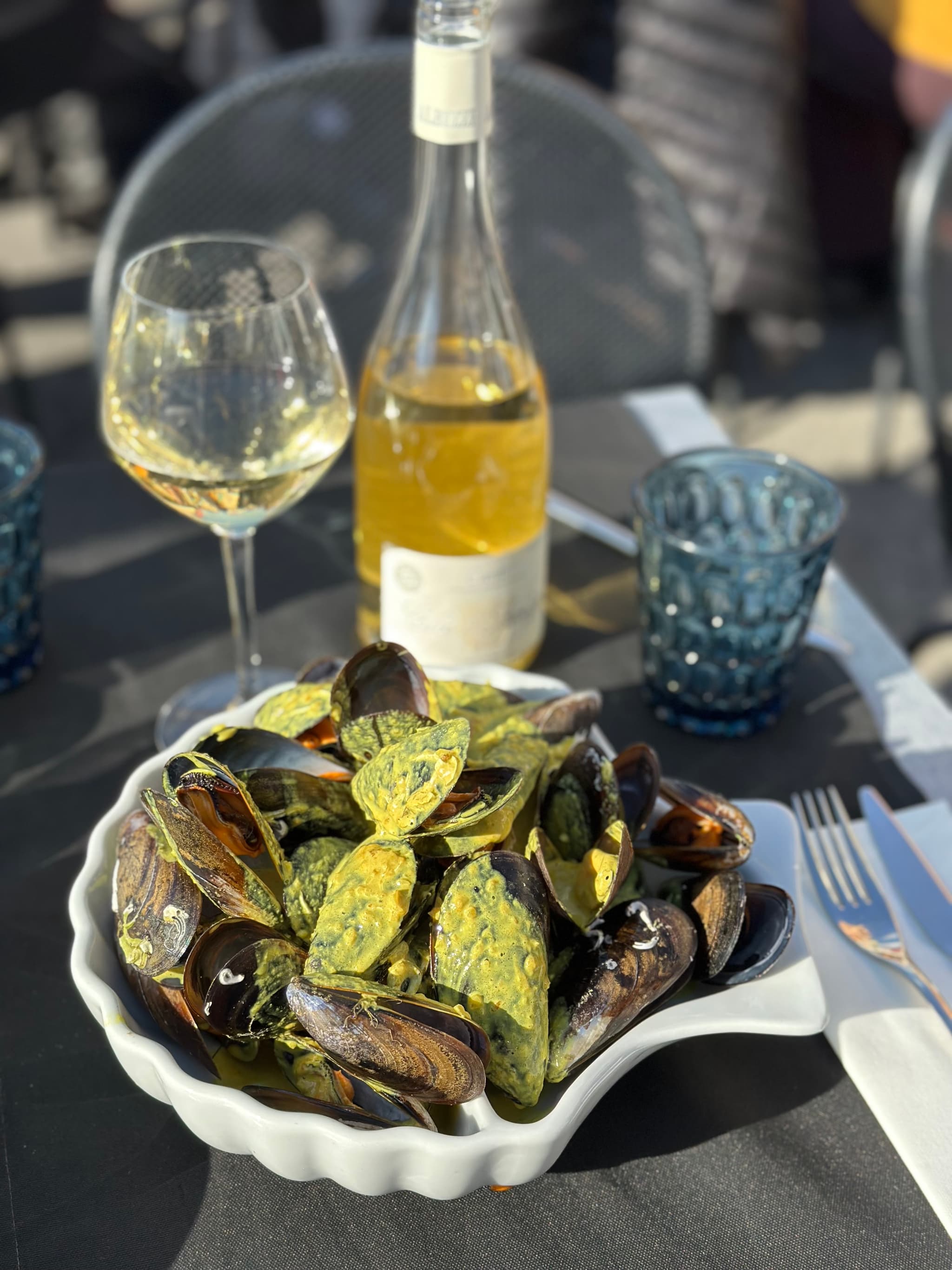 Moules Curry