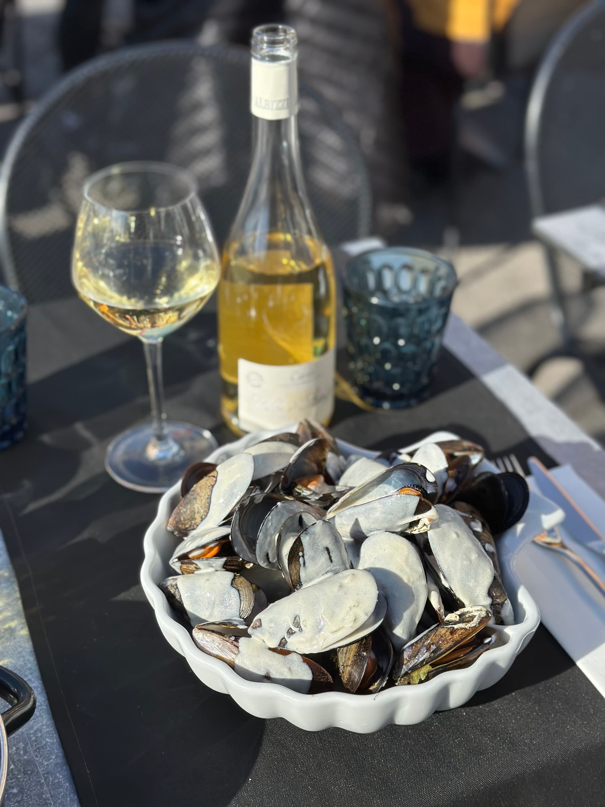 Moules Roquefort