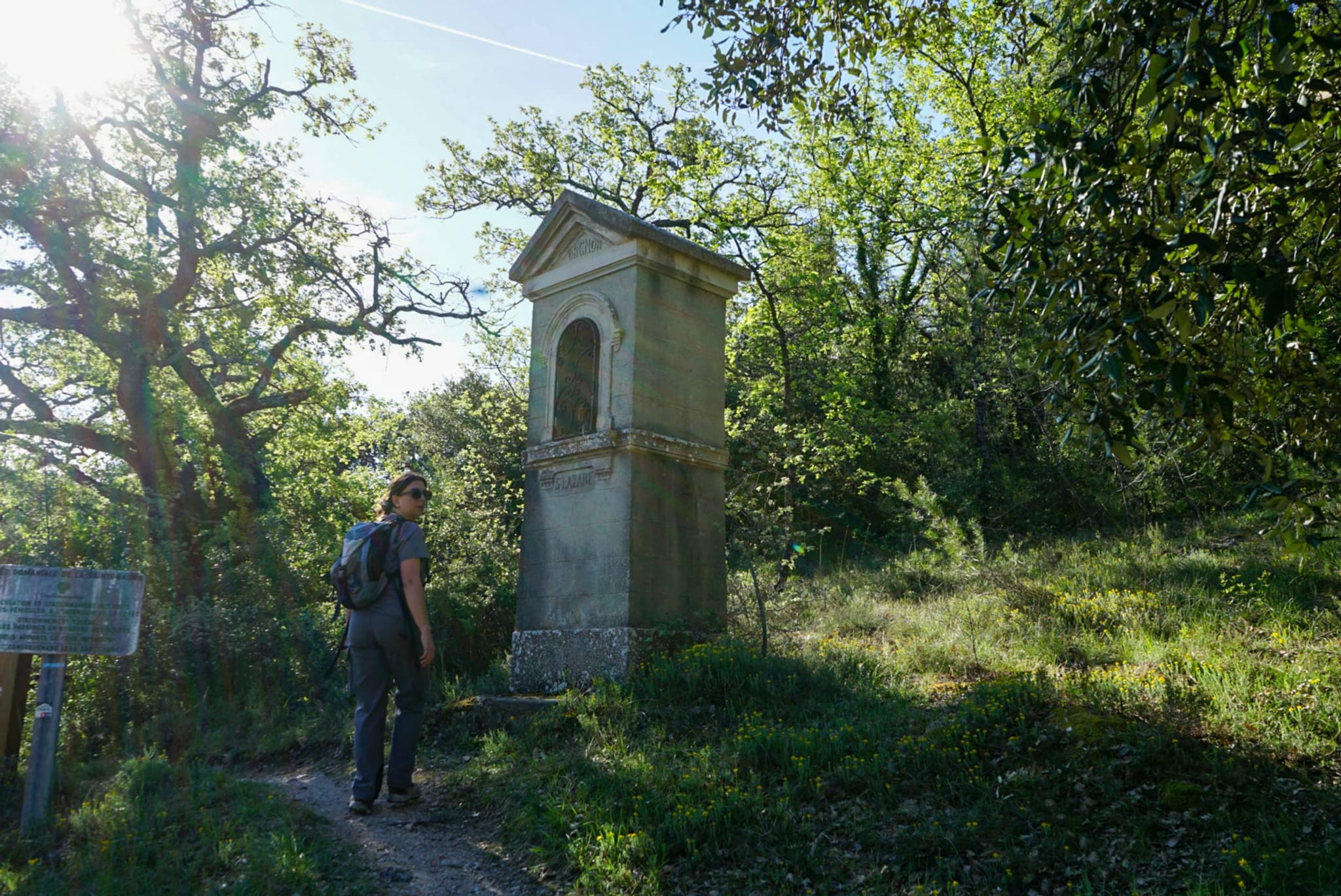 SAINT-ZACHARIE - La forêt du Défens par la piste de l'eau