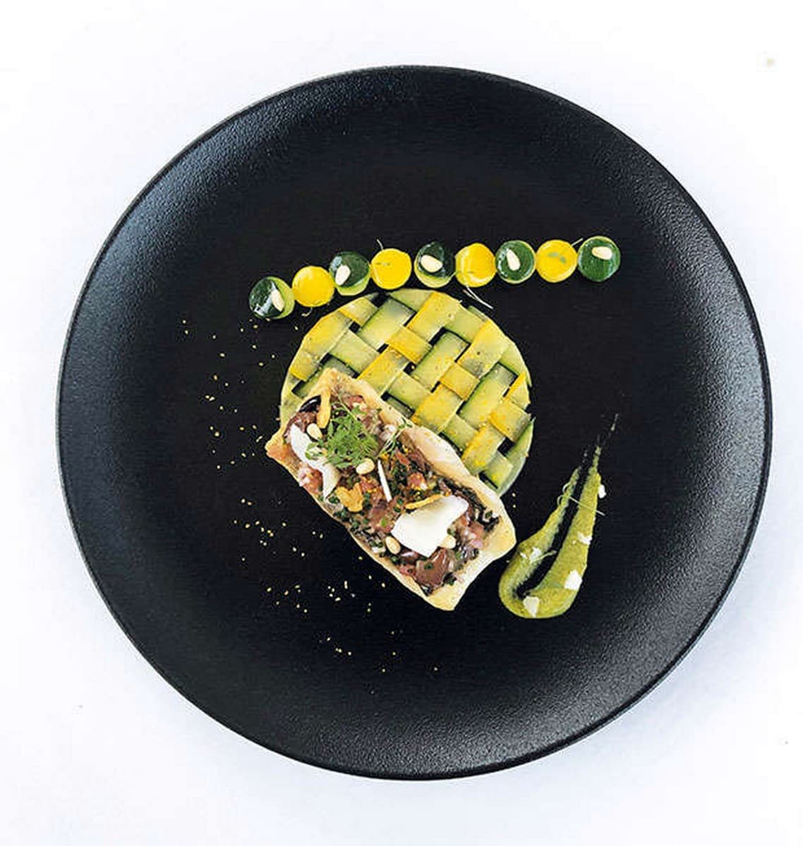 Restaurant "Baux Arts" Domaine de Valmouriane assiette